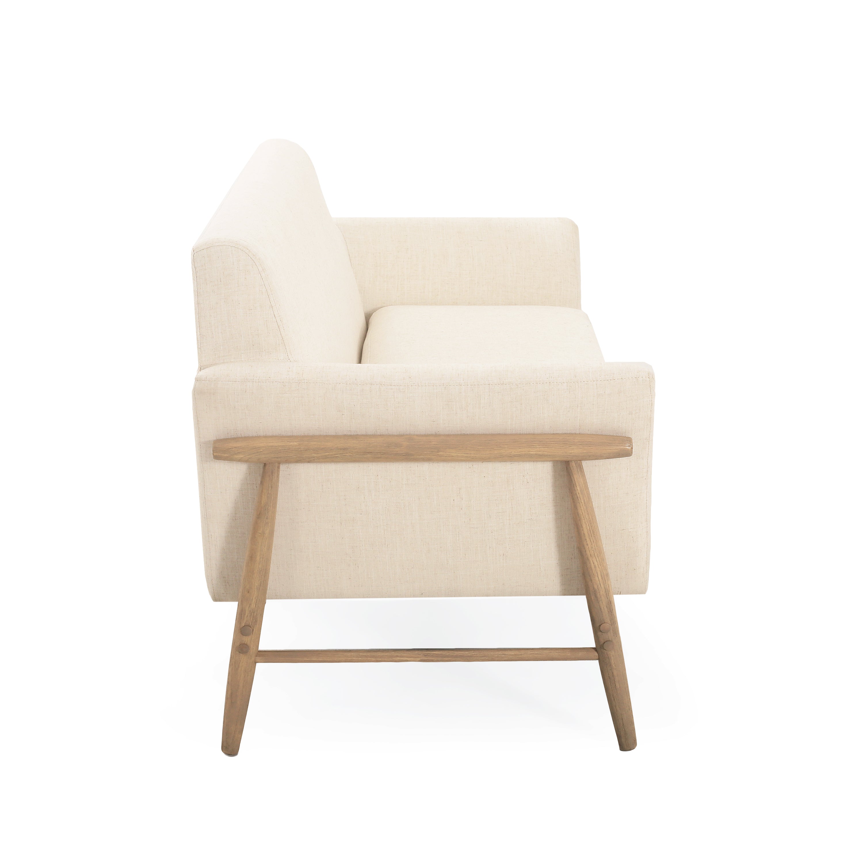 Haverhill Boucle Flared Arms Loveseat