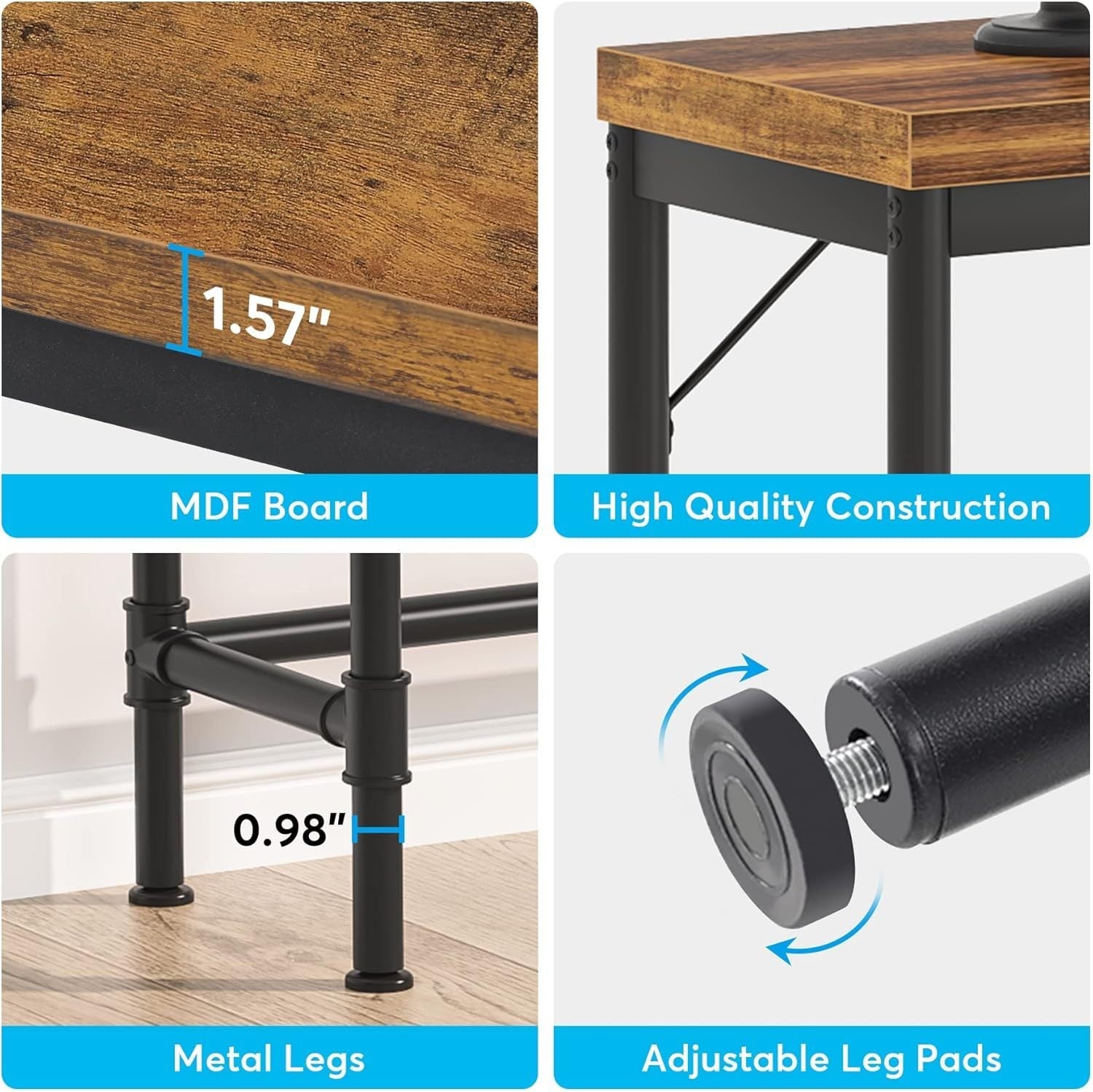 Linwood Industrial Console Table