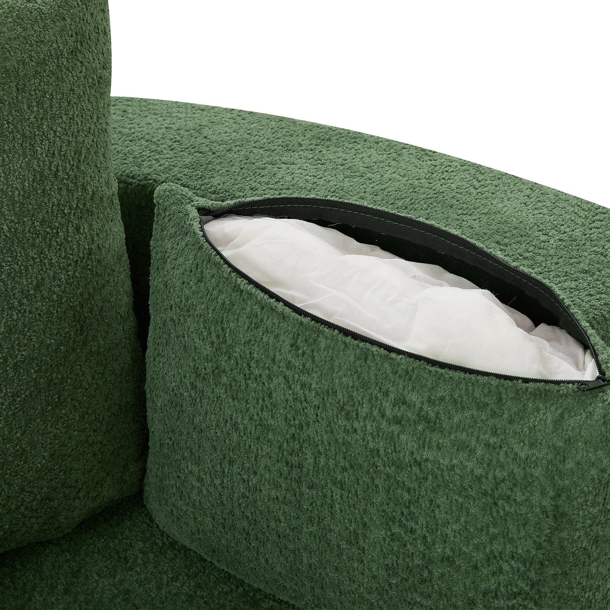 Crossley Oversized Swivel Barrel Accent Chair