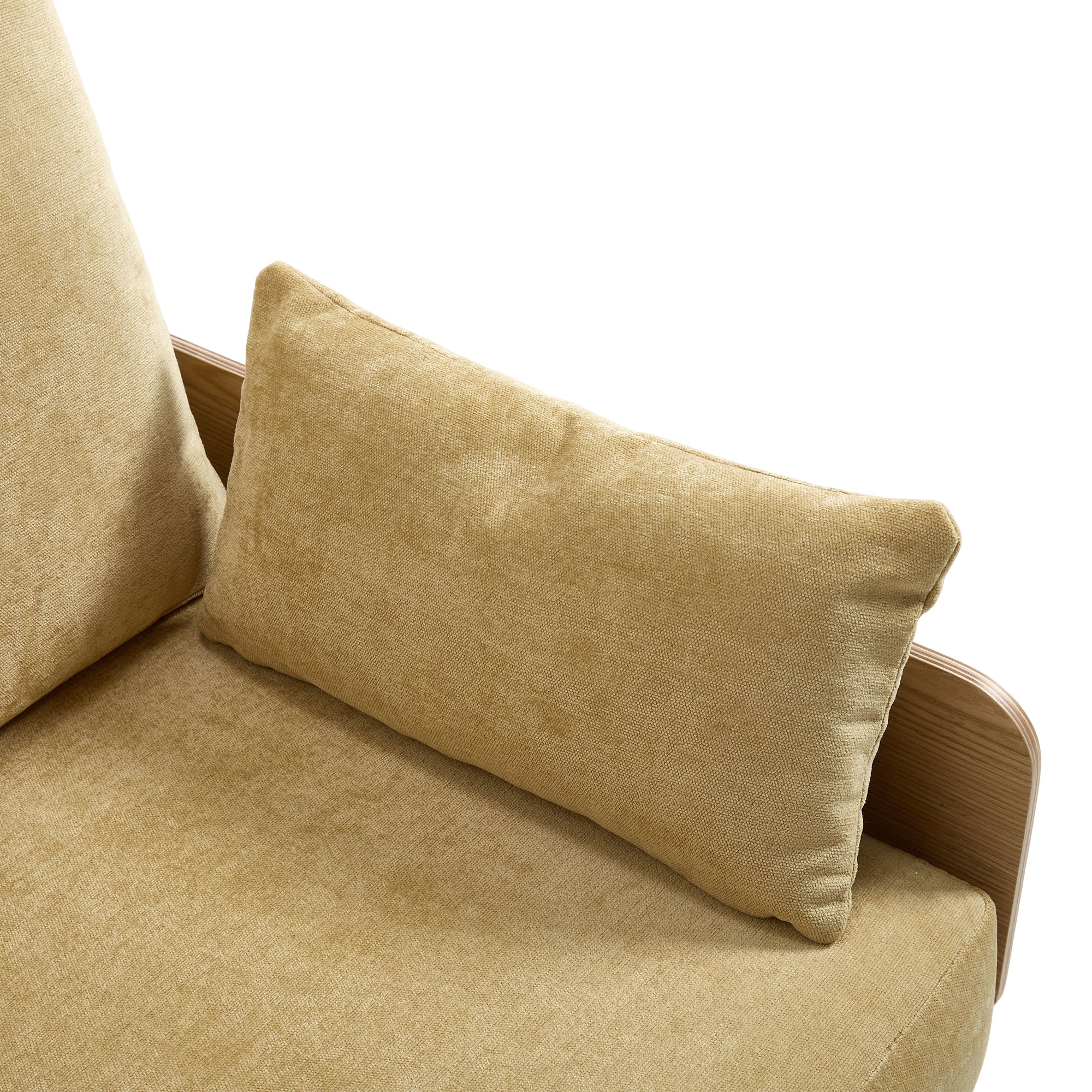 Mid-Century Modern Chenille Foldable Sofa Bed Recliner