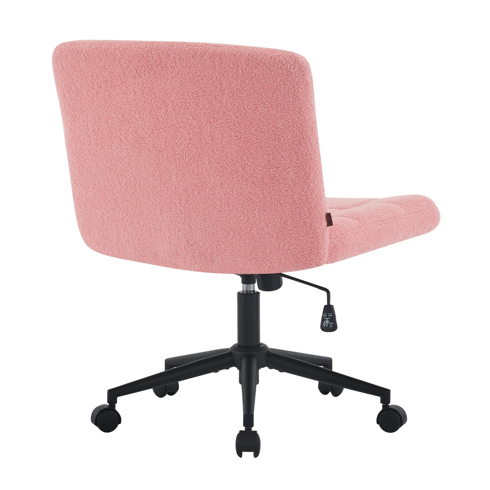 Desk Chair with Wheels, Armless Desk Chair, Adjustable Height 360° Rolling Swivel