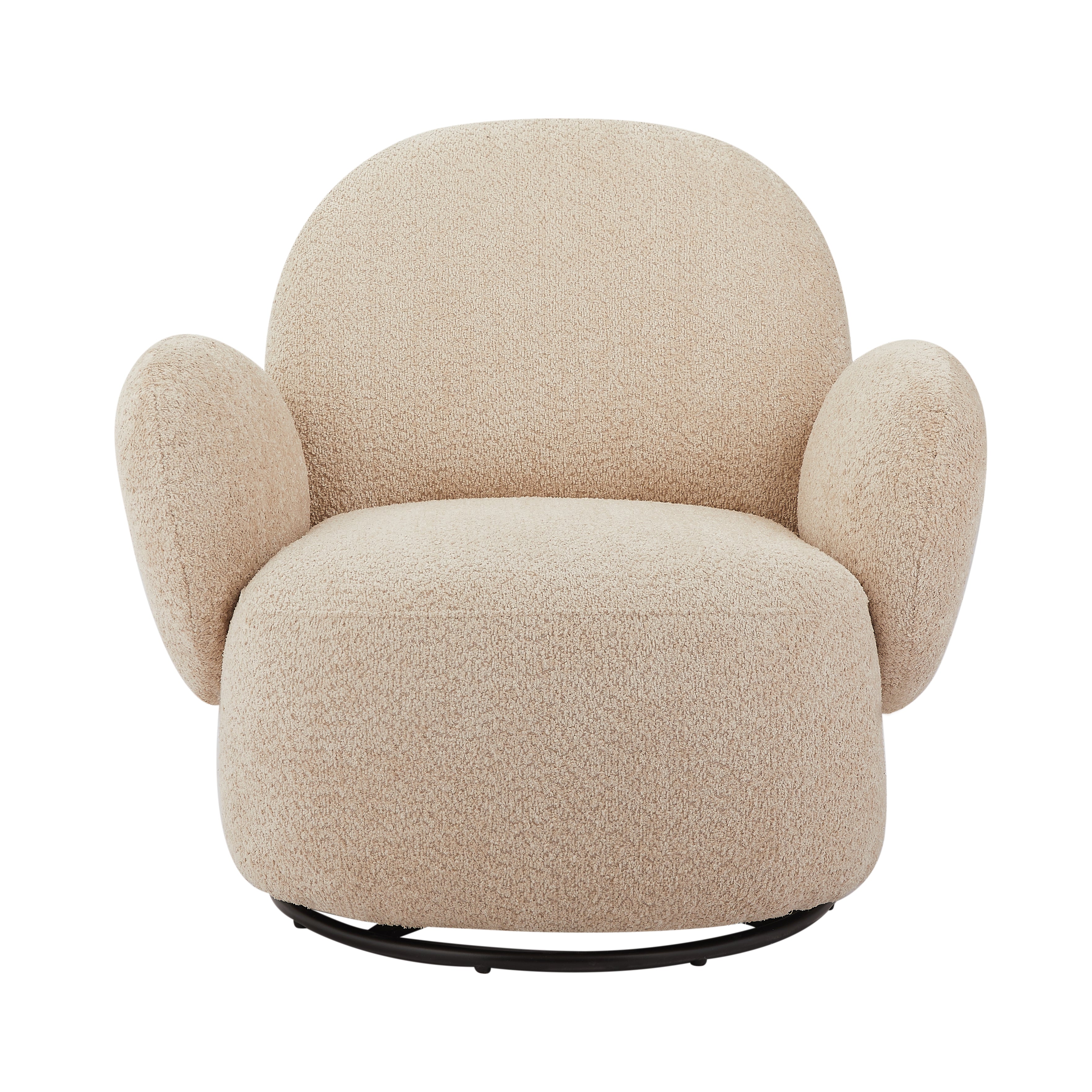 Modern Swivel Upholstered Accent Chair