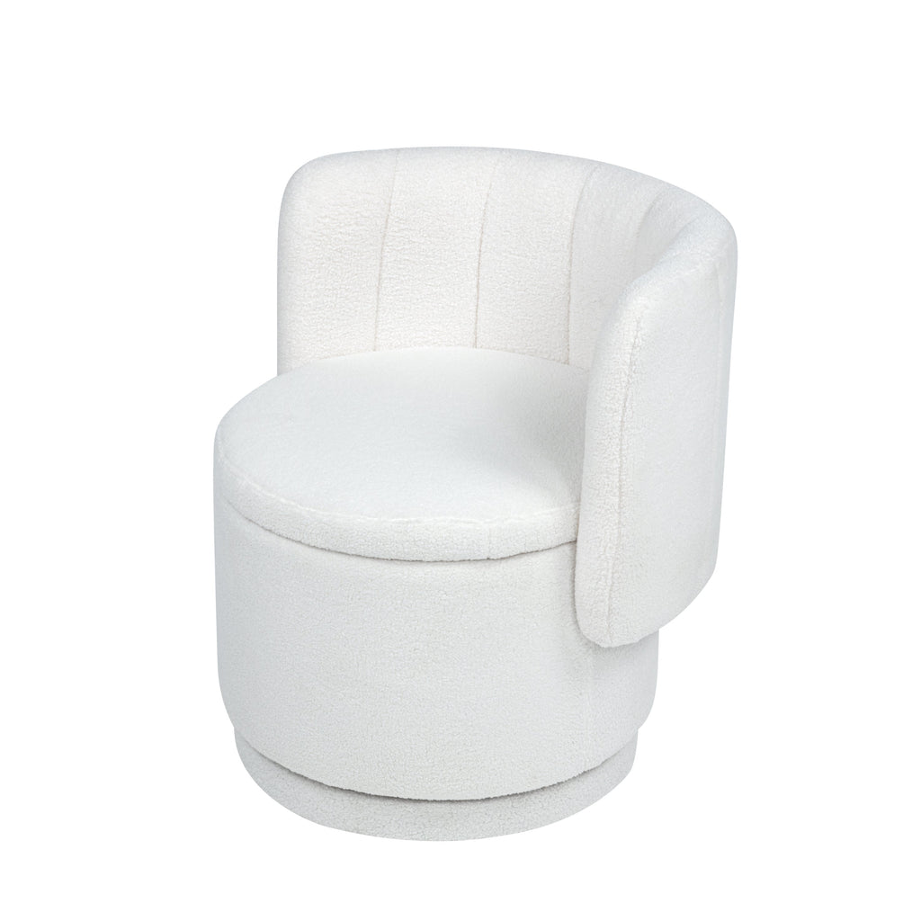 360 Degree Swivel Back Sofa Chair With Storage Space