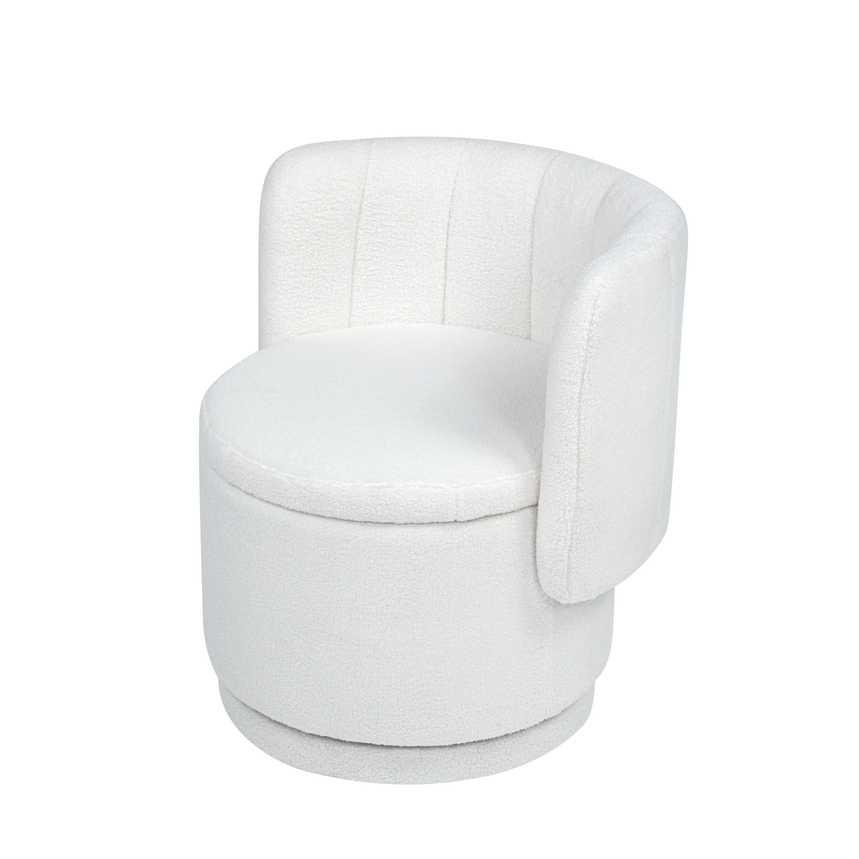 360 Degree Swivel Back Sofa Chair With Storage Space
