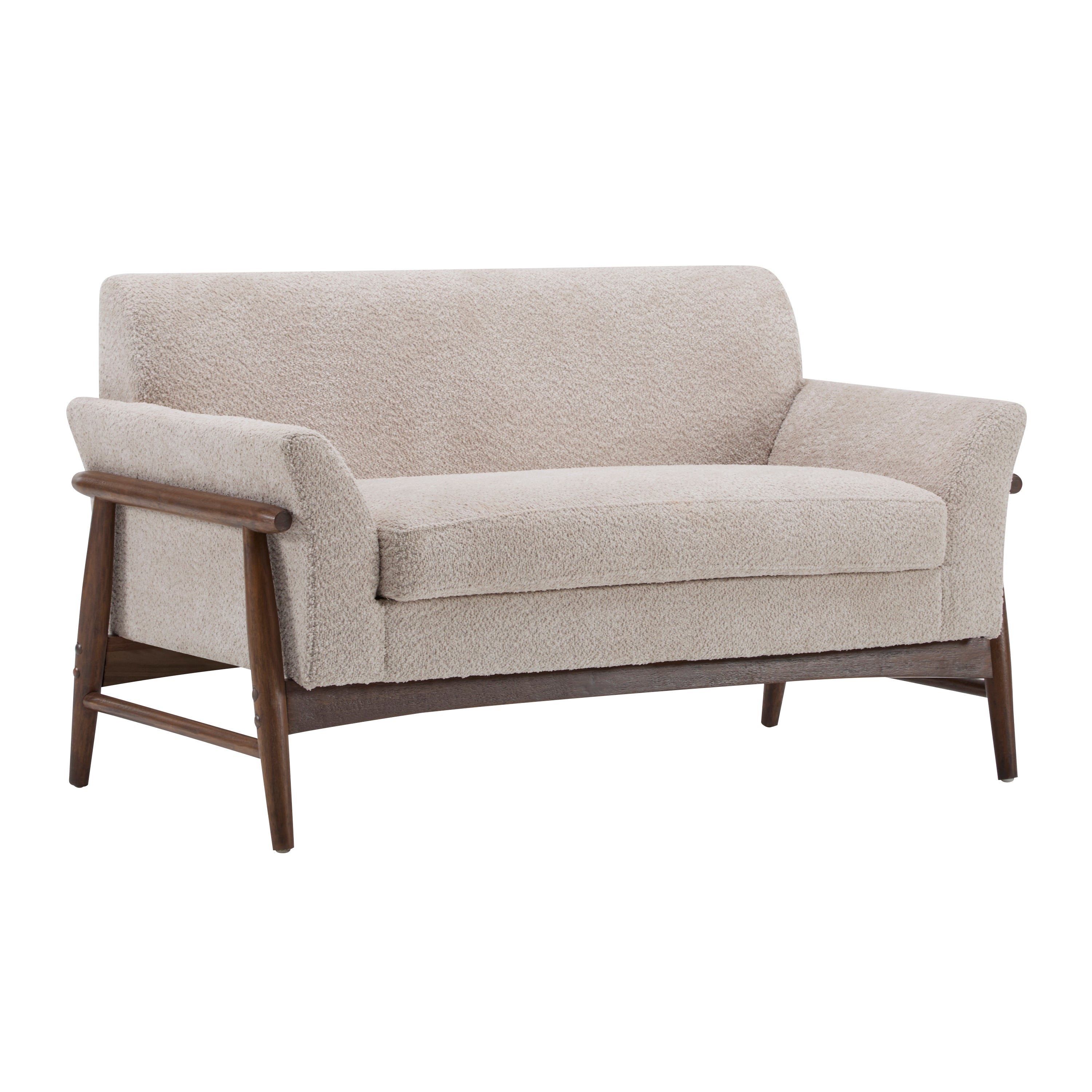 Haverhill Boucle Flared Arms Loveseat