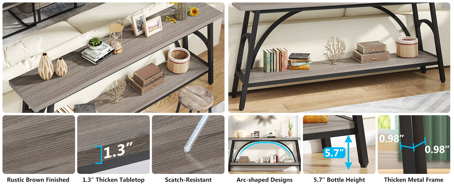 Cloverton 2-Tier Console Table