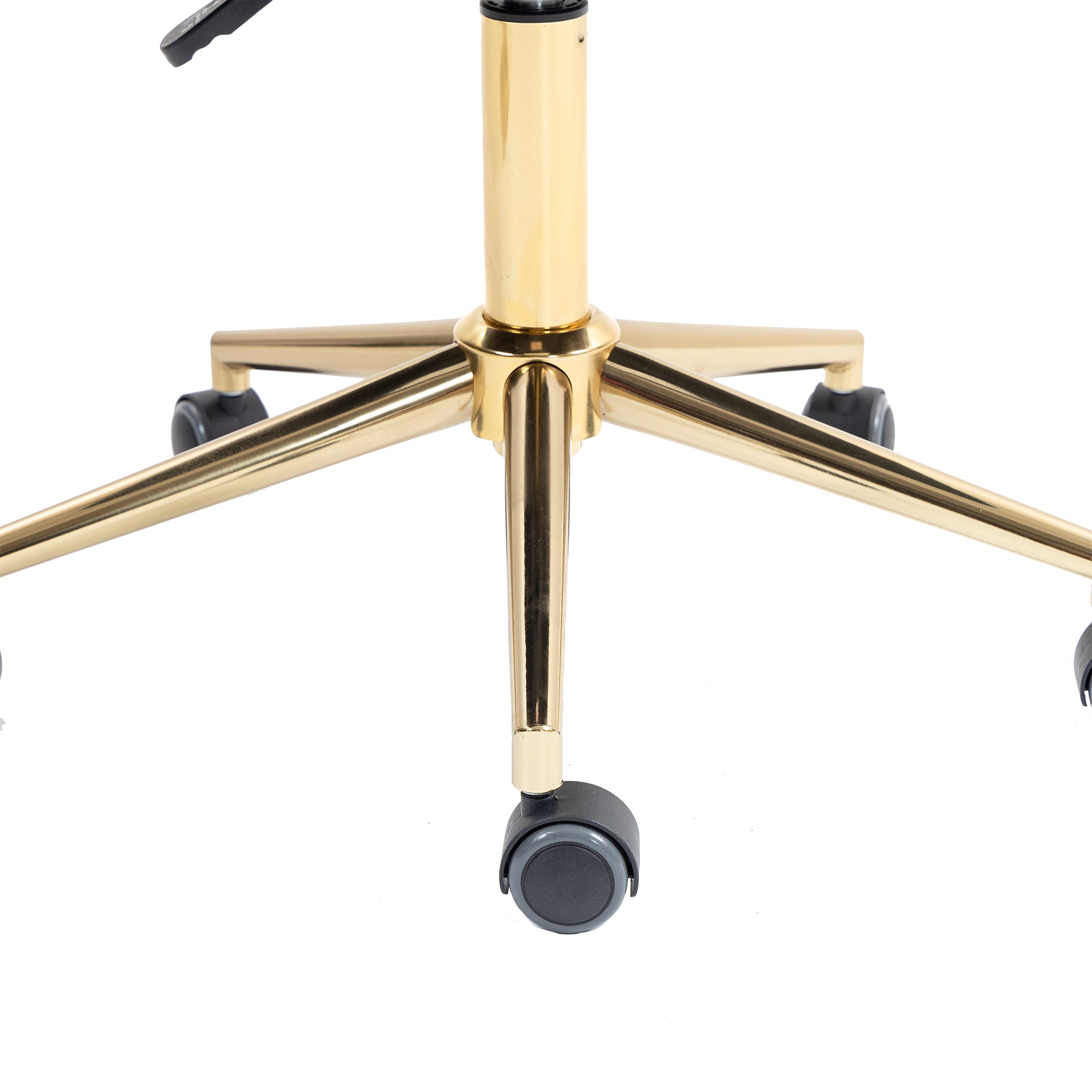 Modern Velvet Home Office Desk Chair with Adjustable Height and Swivel Wheels