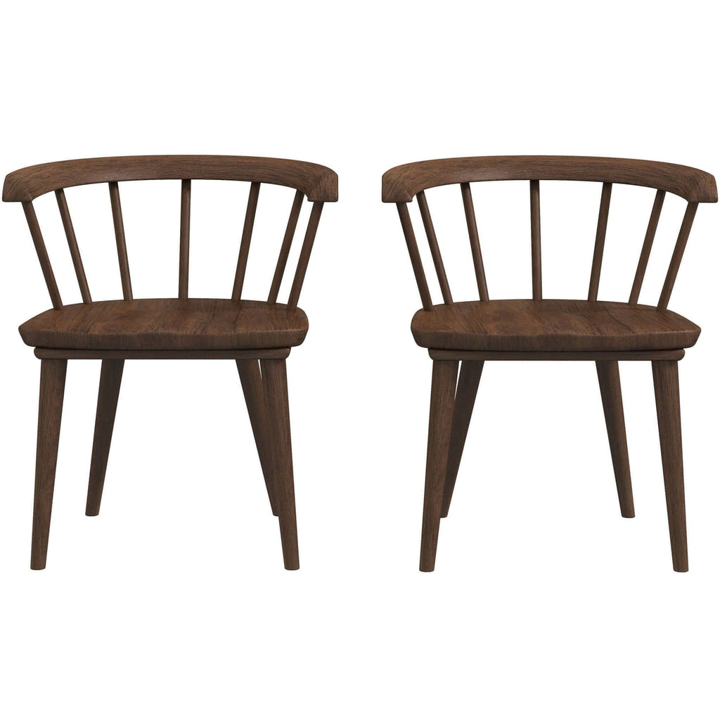 Kingsley Mid-Century Modern Dining Chairs, Set of 2