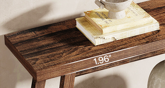 Marleton Solid Wood Modern Farmhouse Console Table