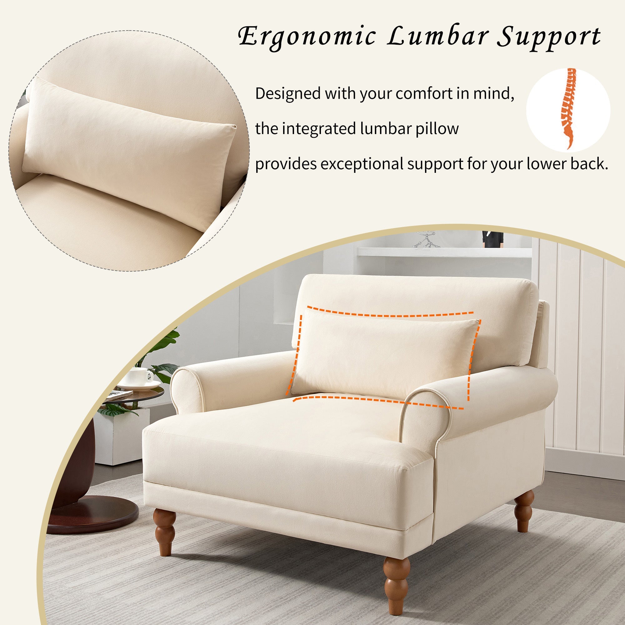 Mirod Elegant Accent Chais