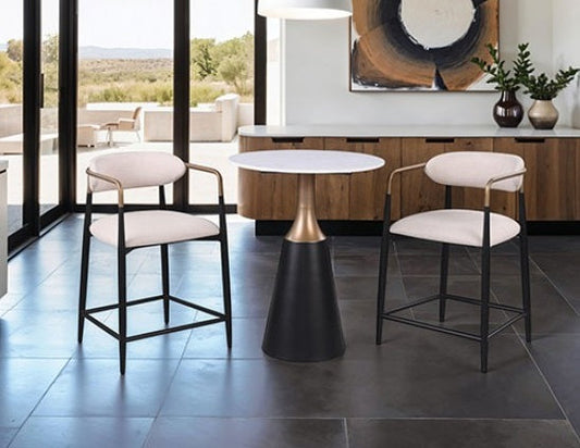 FM37002BK-PT-3PC 3 pc Streatham Dining Set