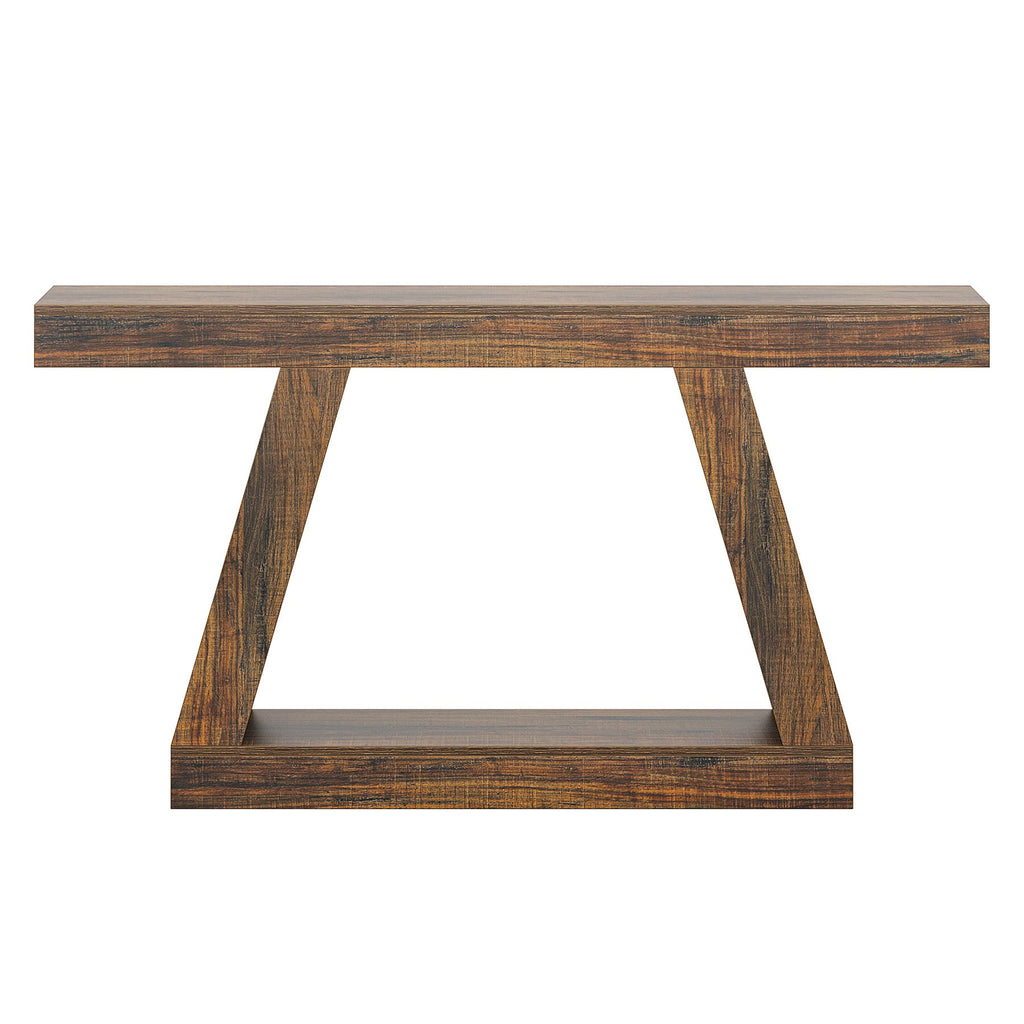 Riverden Farmhouse Console Table with Storage
