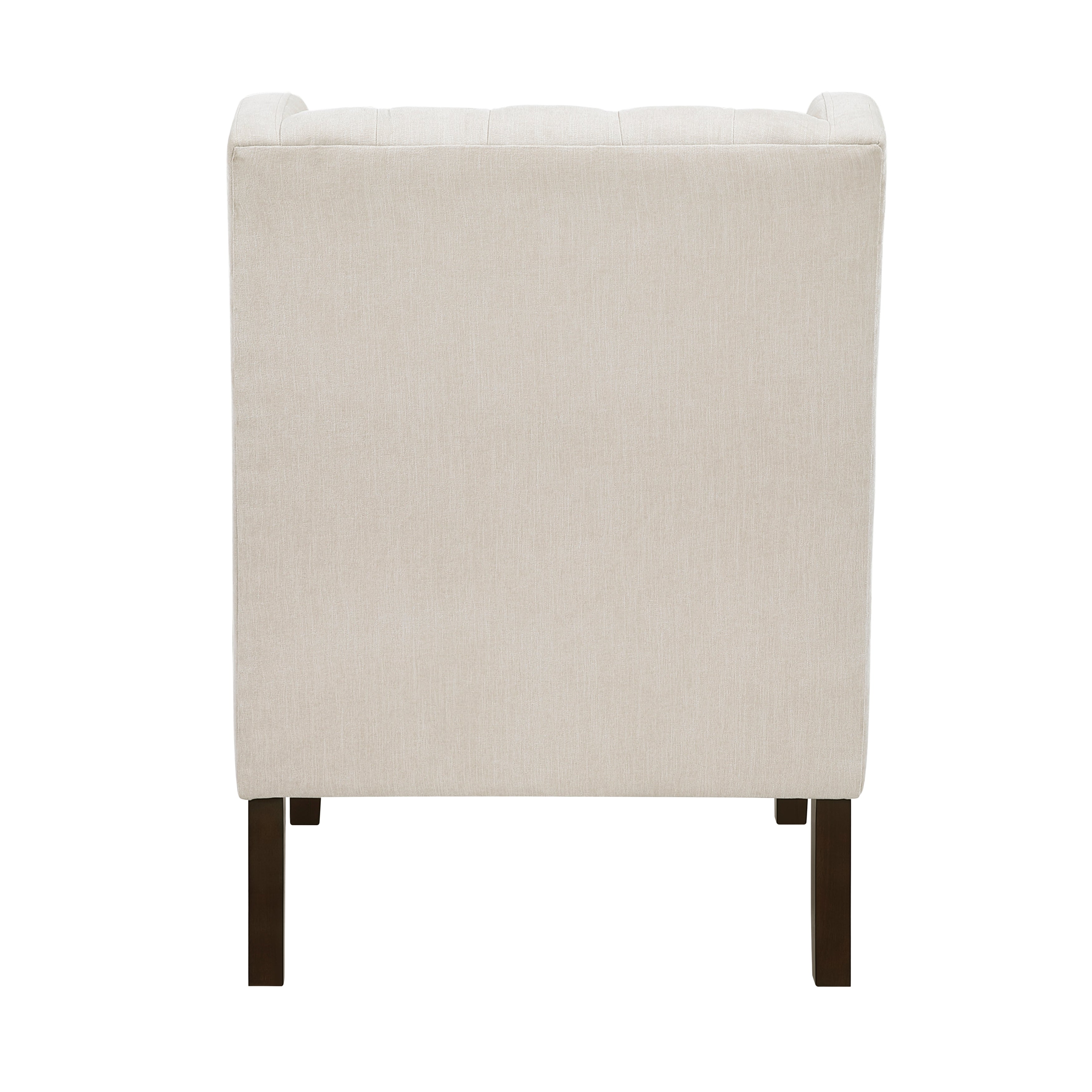 Button-Tufted Upholstered High Back Accent Chair