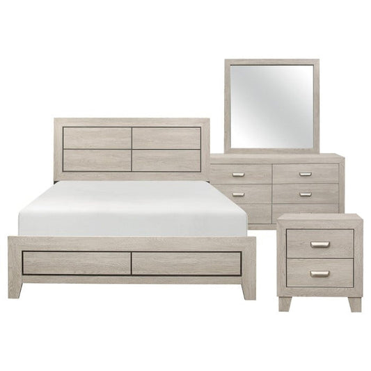Ensemble de chambre à coucher 3 pièces Quinby Queen 