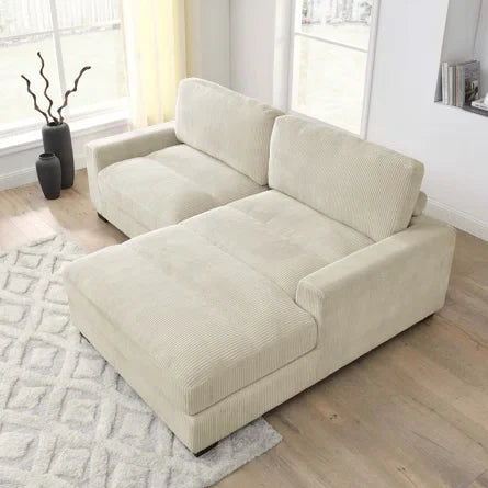 Canapé modulable Wade Cloud 90 pouces - Beige 