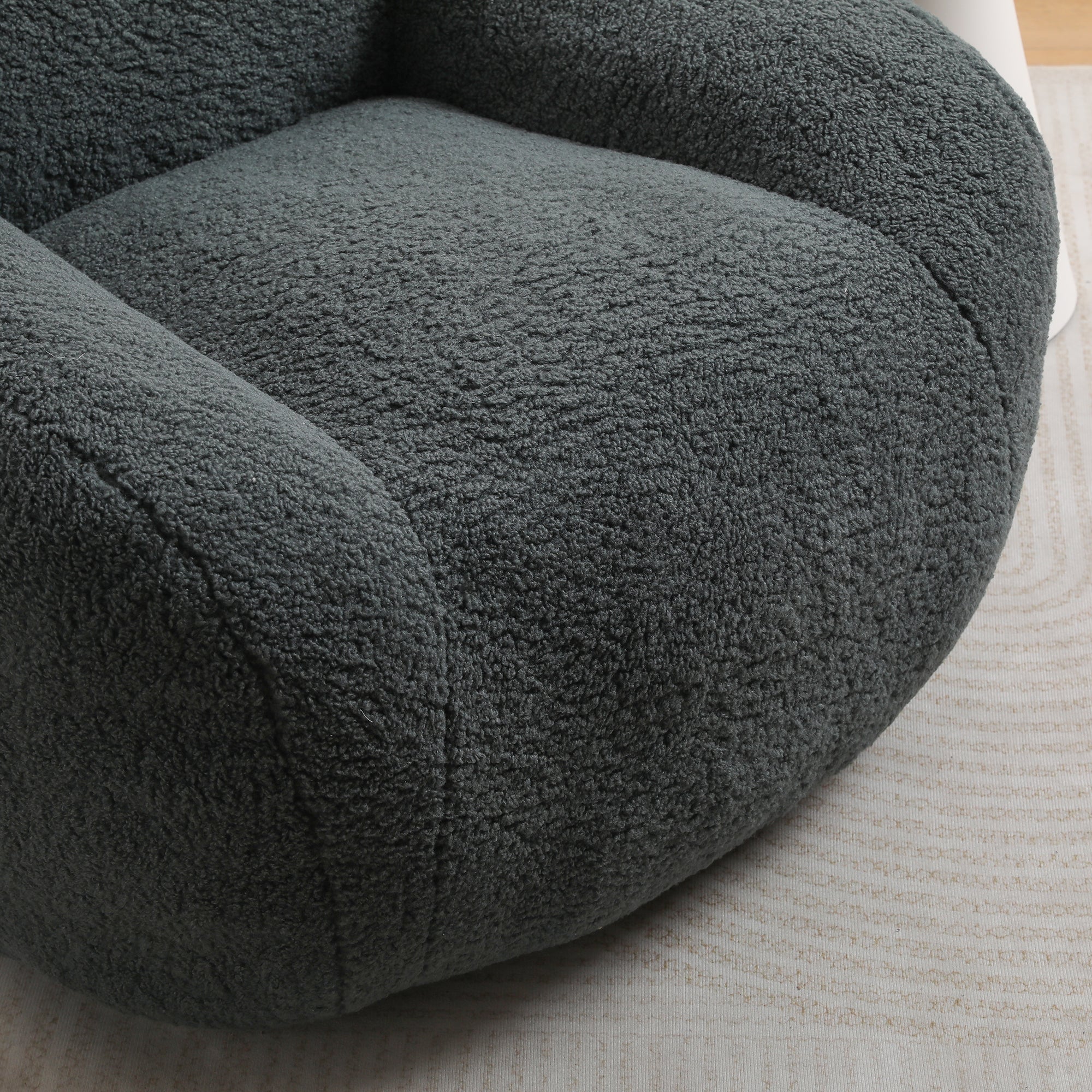 Oversized Teddy Memory Foam Bean Bag Chair