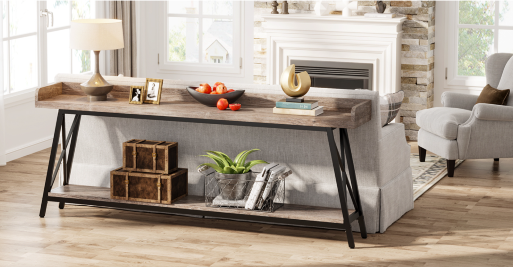 Oakridge Industrial Console Table