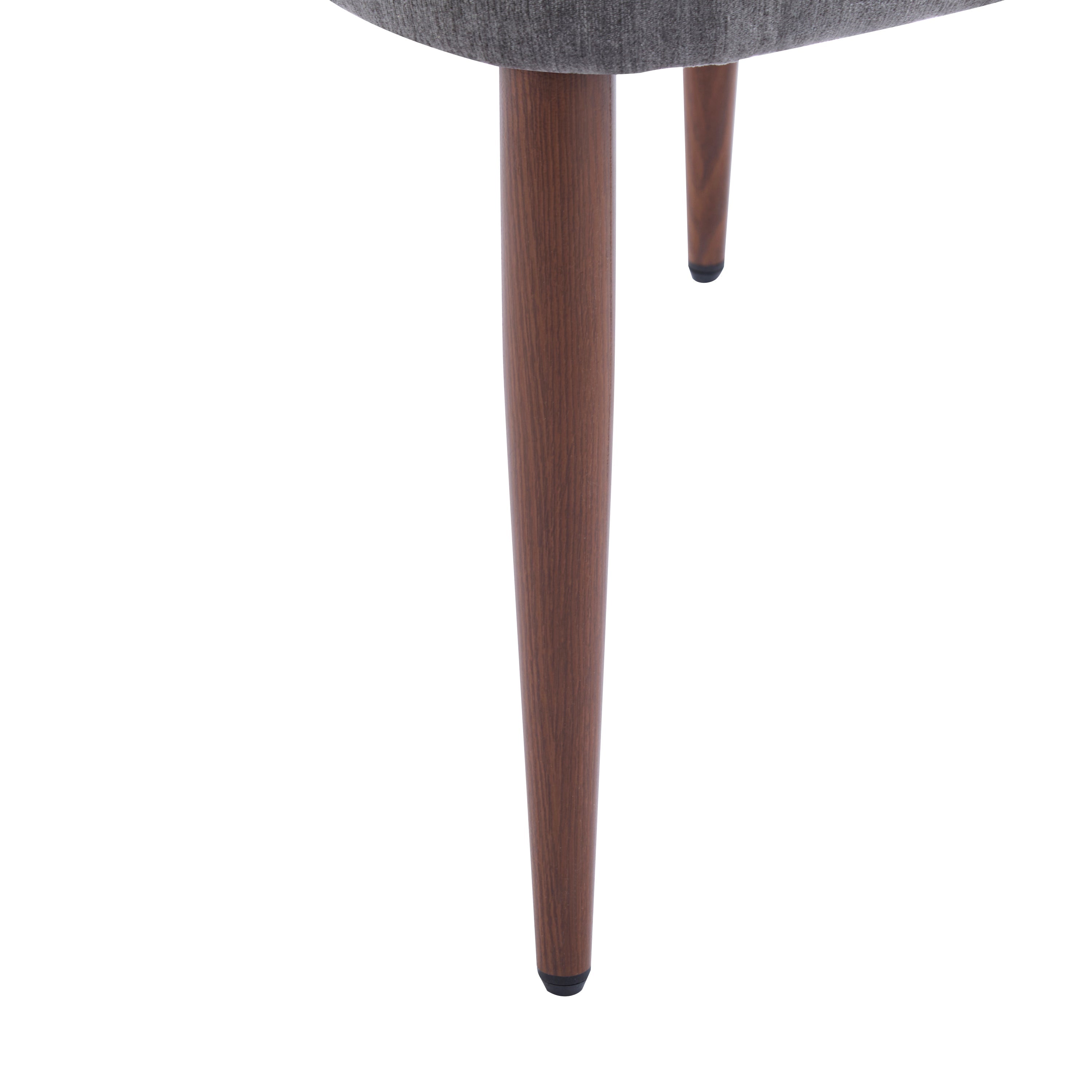Mid-Century Modern Fabric Upholstered Dining Chair, Set of 2