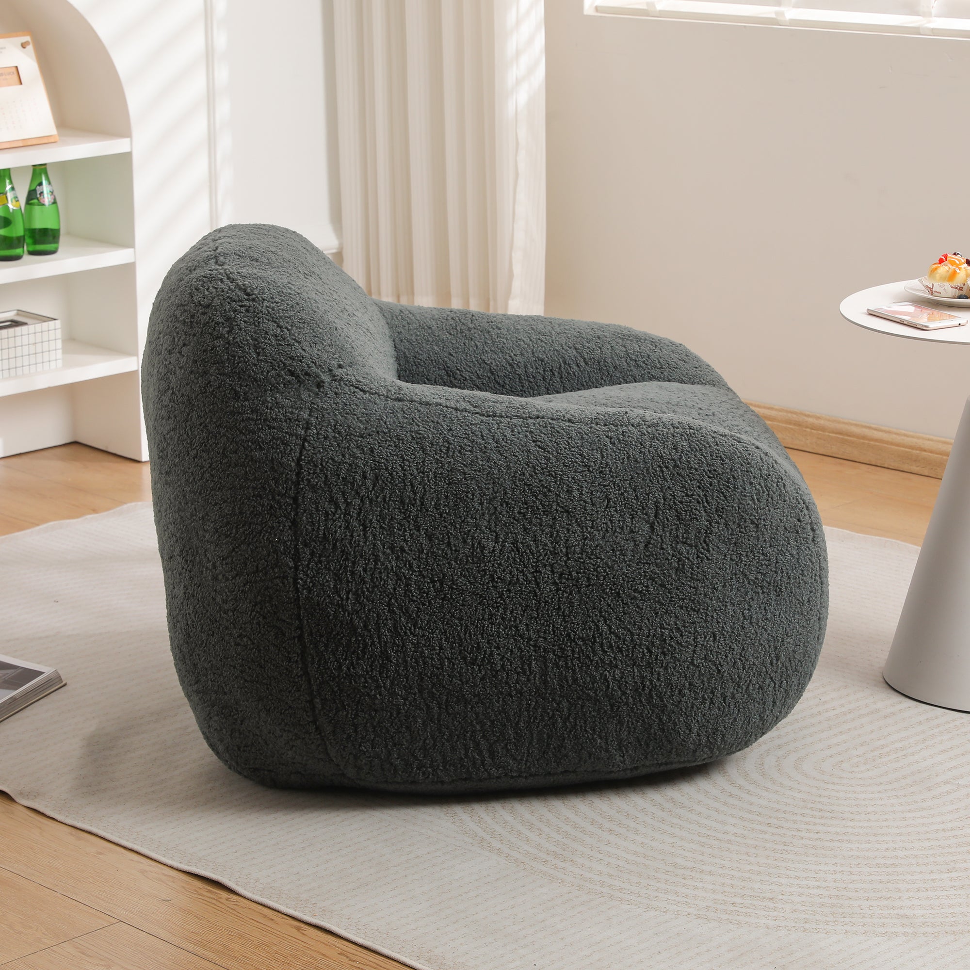 Oversized Teddy Memory Foam Bean Bag Chair