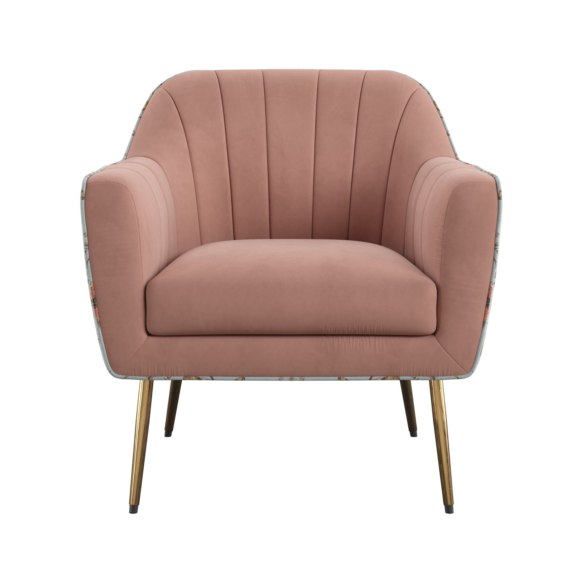 Rose Pink Accent Chair