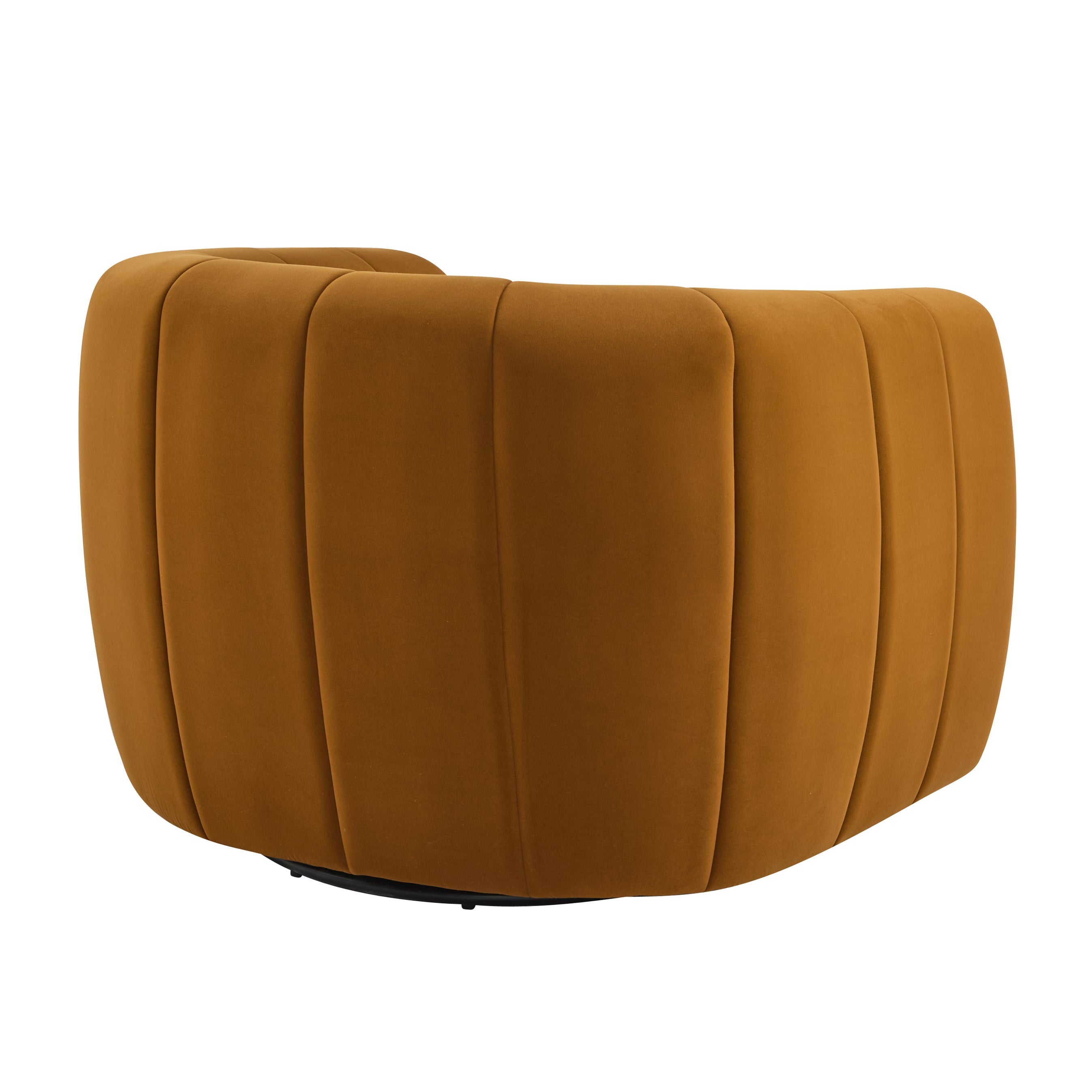 Modern Swivel Club Chair with Premium Velvet