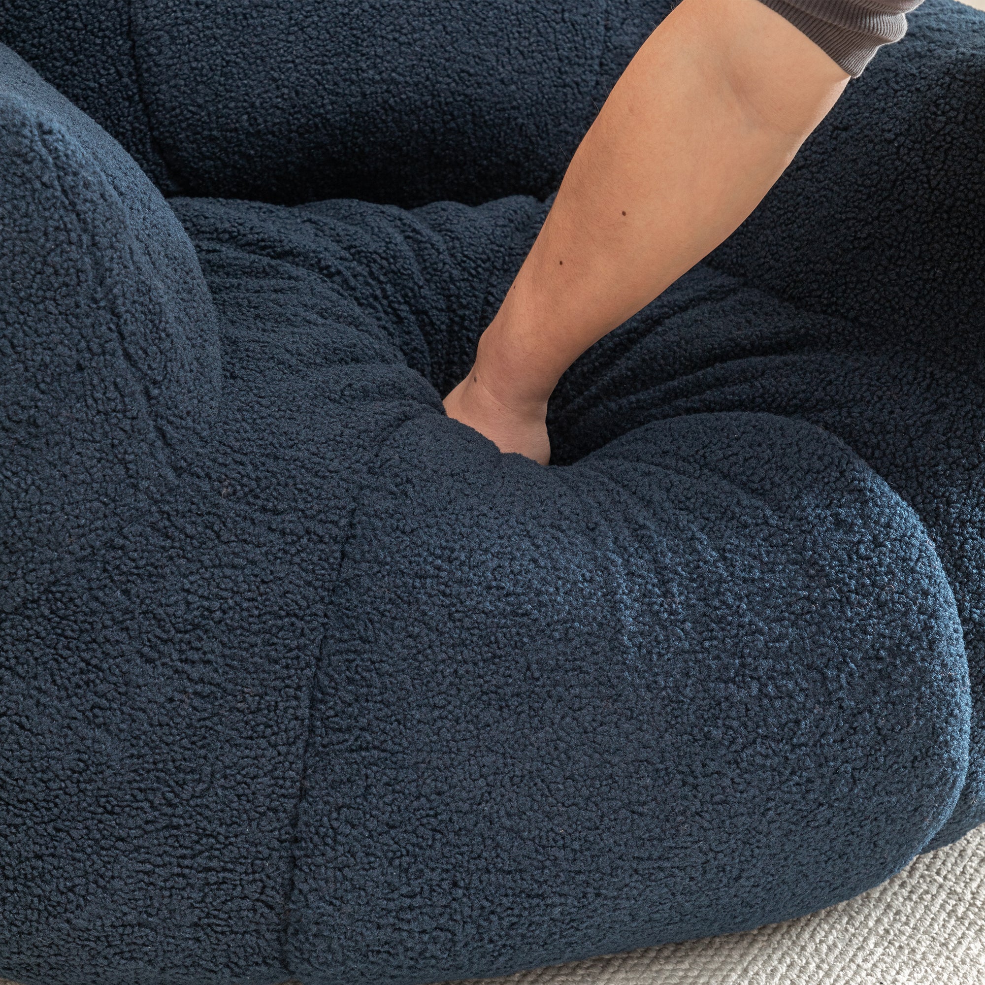 Tufted Memory Foam Bean Bag Chair