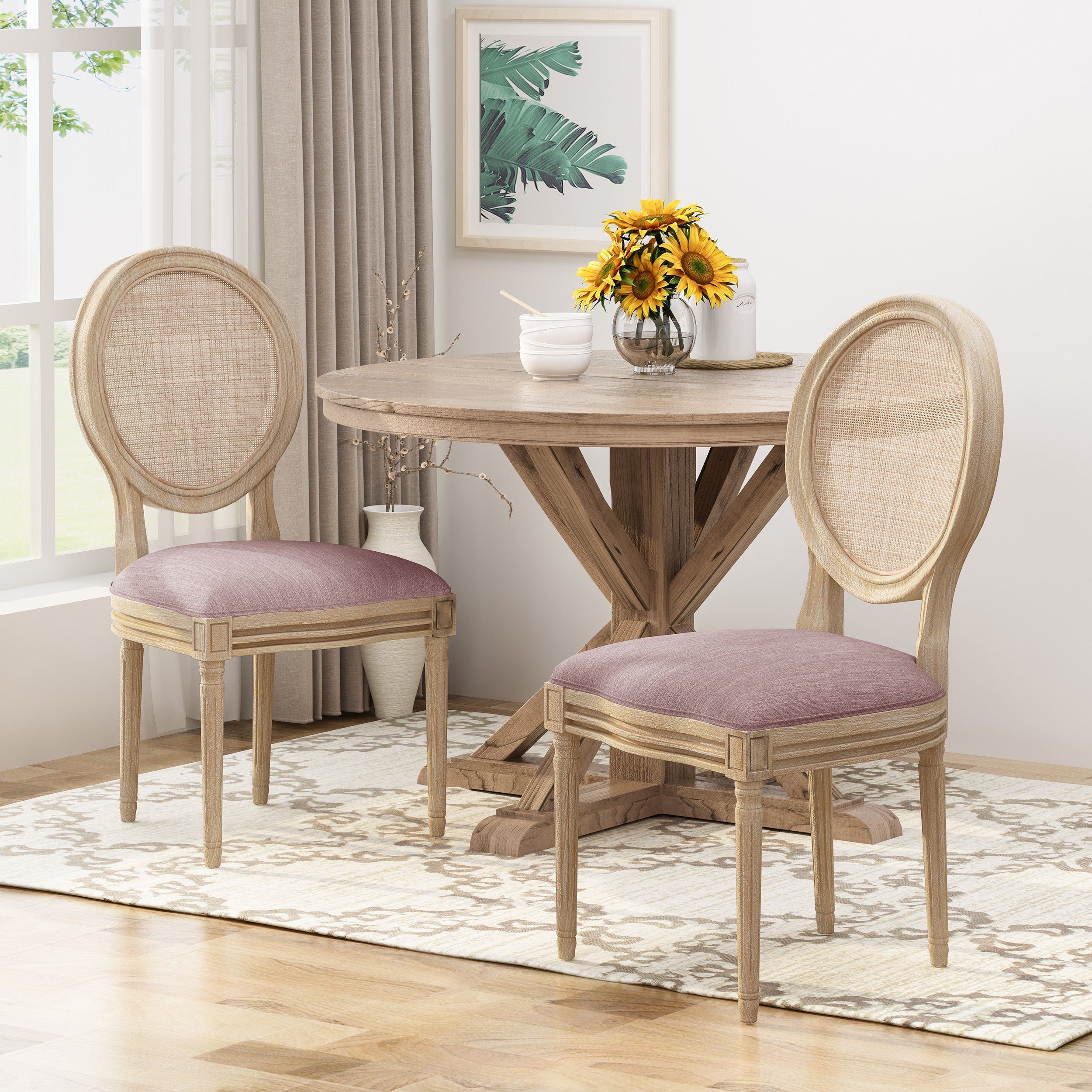 Cane Back French Country Dining Chair