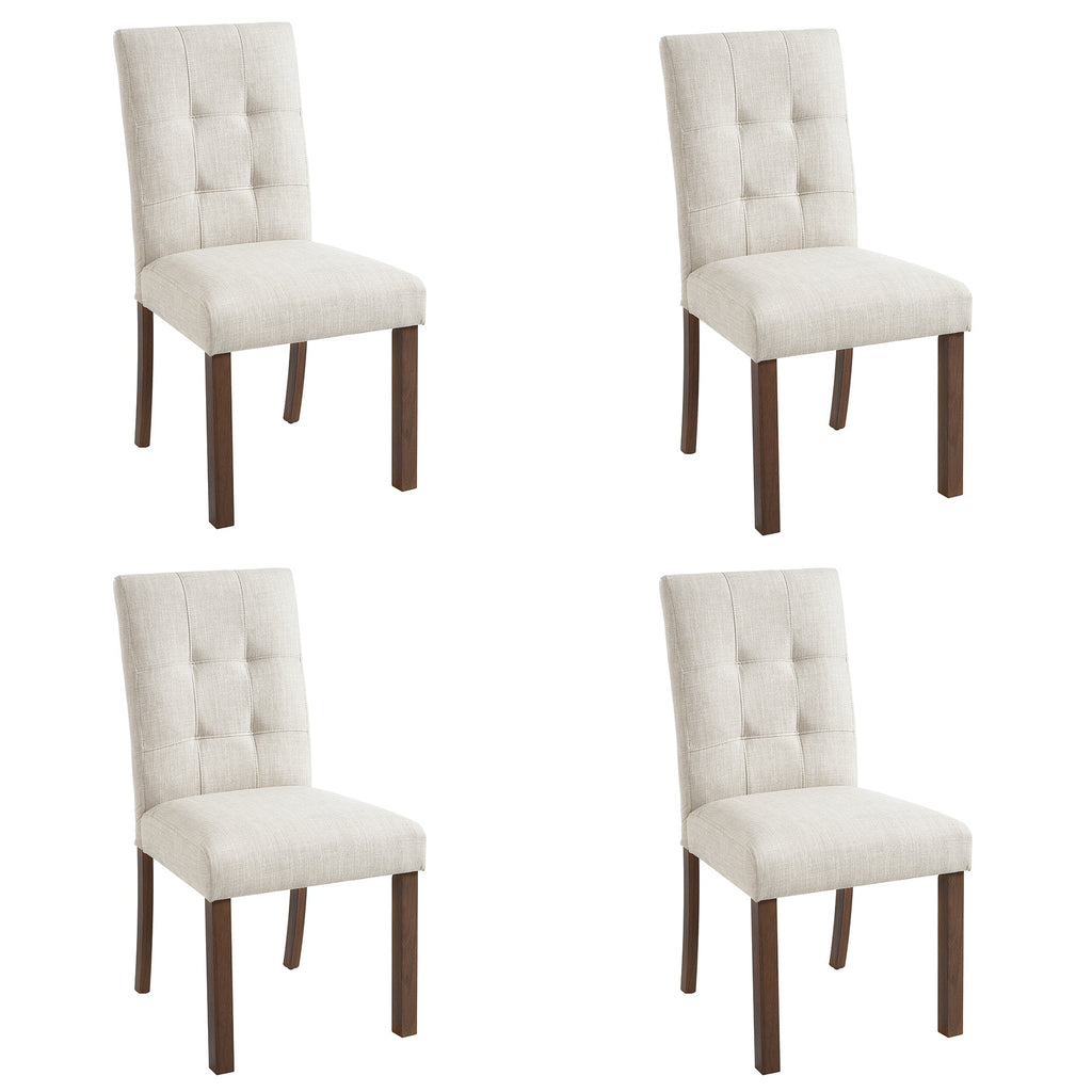 Franklin Tufted Upholstered Dining Chairs, Set of 4