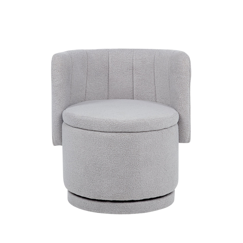 360 Degree Swivel Back Sofa Chair With Storage Space