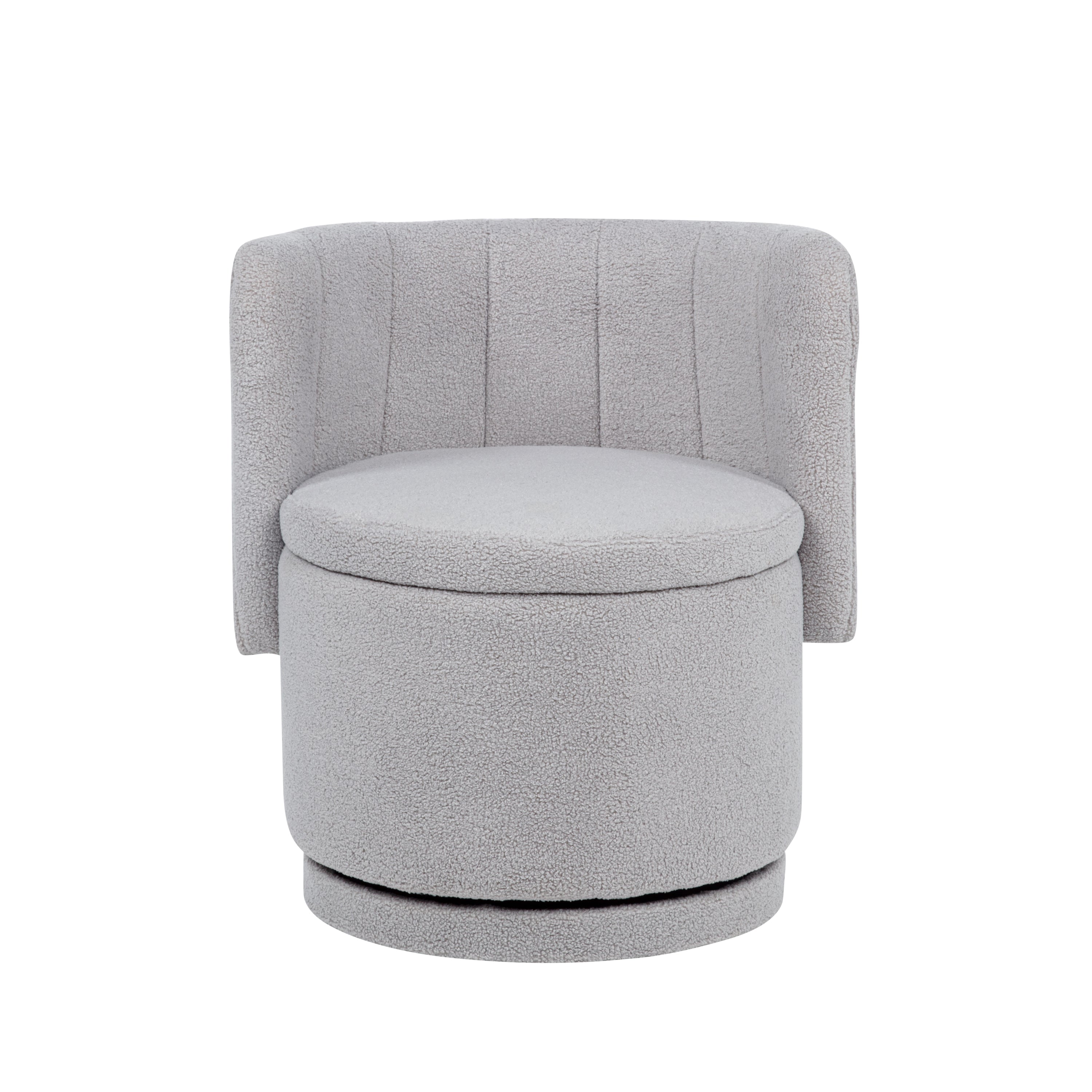 360 Degree Swivel Back Sofa Chair With Storage Space