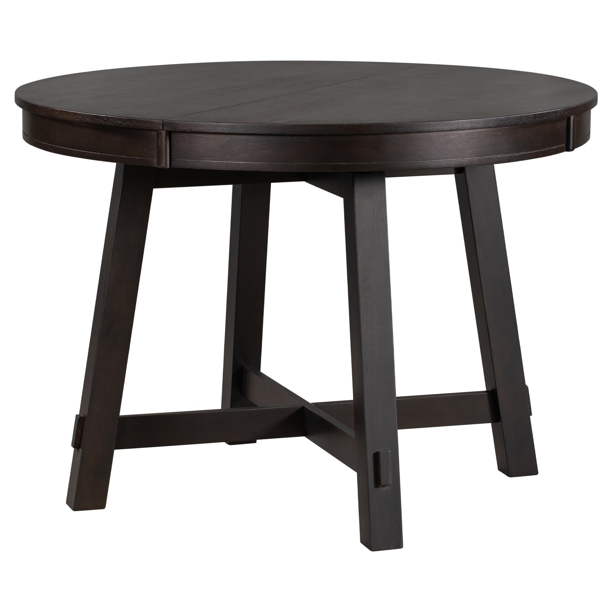 Farmhouse Round Extendable Dining Table with 16 Leaf