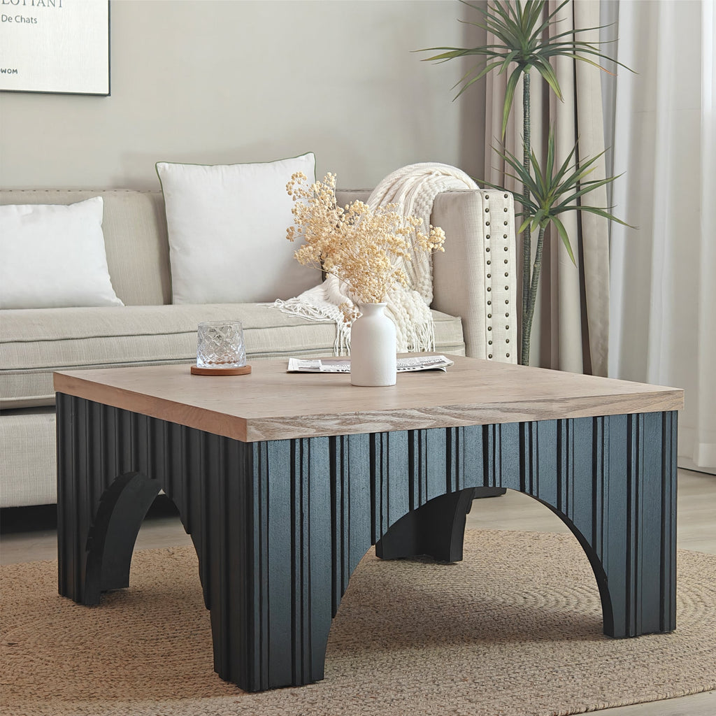 Rustic Square Coffee Table