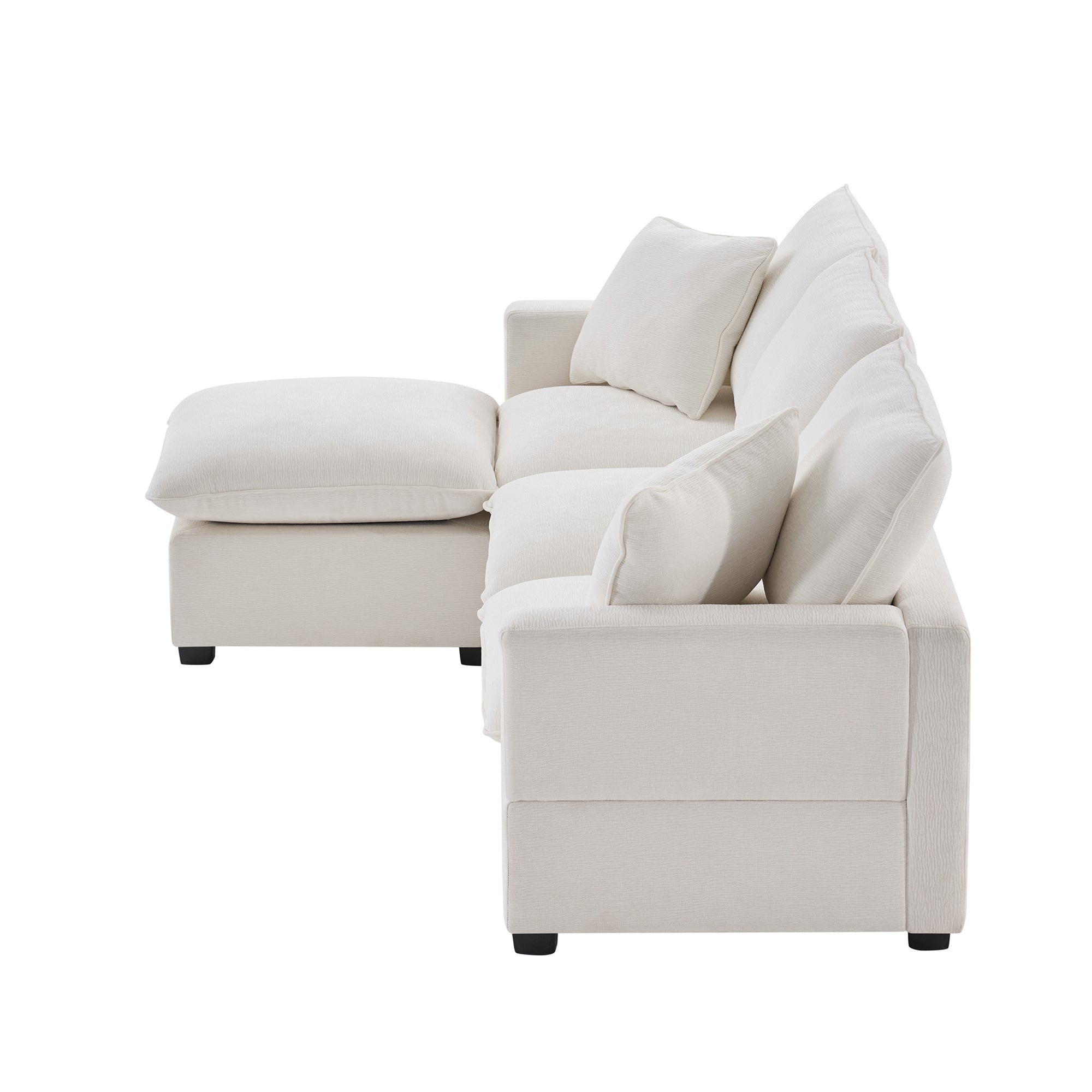 Chenille Modular L-Shape Sofa