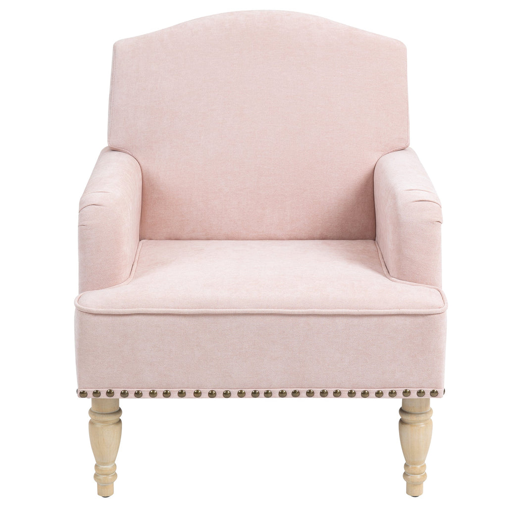 Nailhead Trim Upholstered Accent Chair