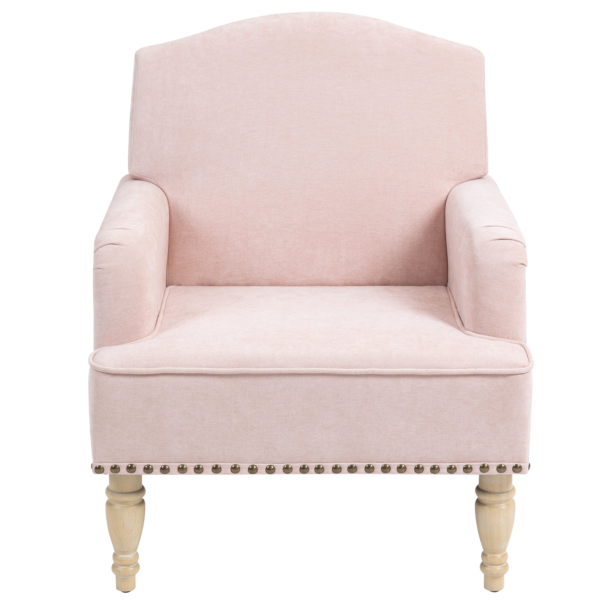 Nailhead Trim Upholstered Accent Chair