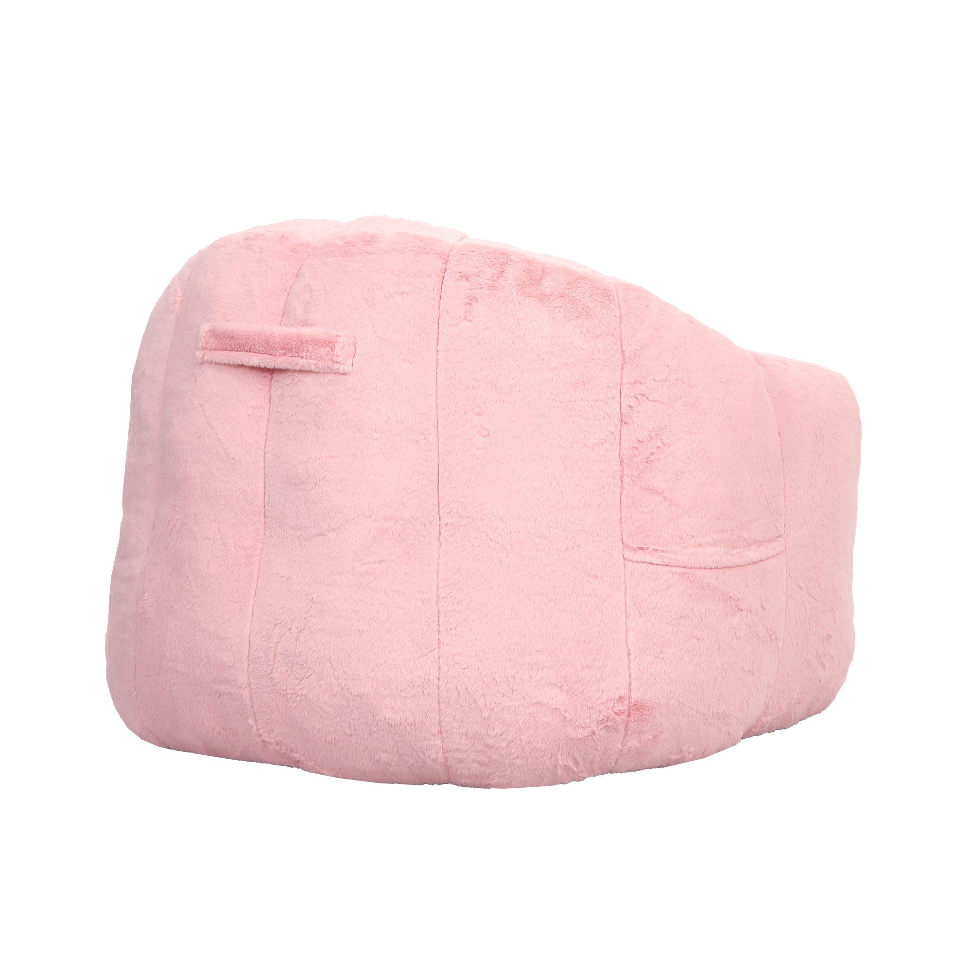 Beanbag Sofa Chair with Armrests Stuffed with High-Density Foam