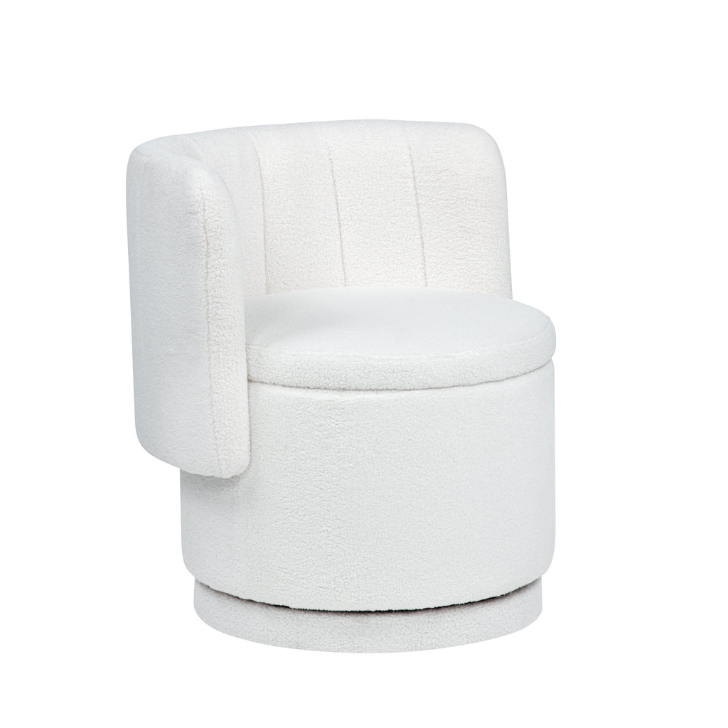 360 Degree Swivel Back Sofa Chair With Storage Space