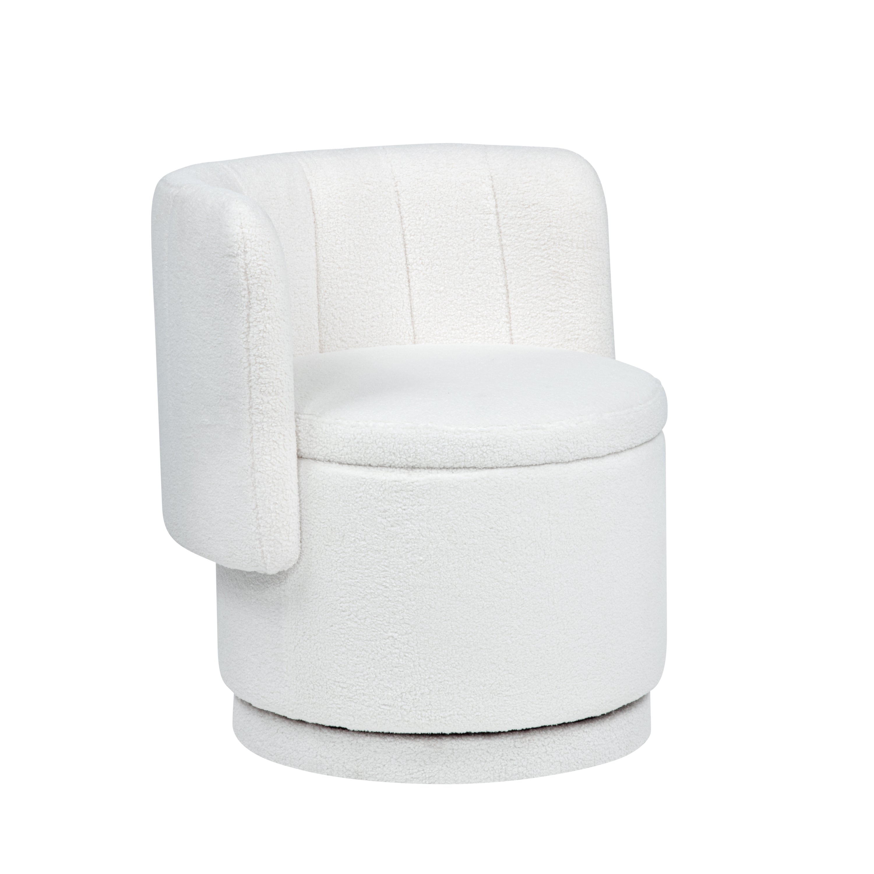 360 Degree Swivel Back Sofa Chair With Storage Space