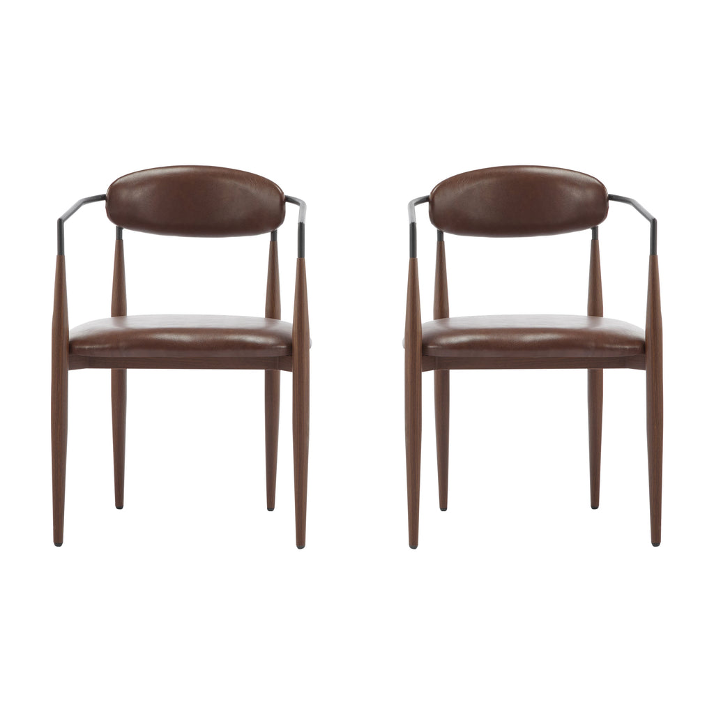 Fielding Mid-Century Modern Dining Chair, Set of 2