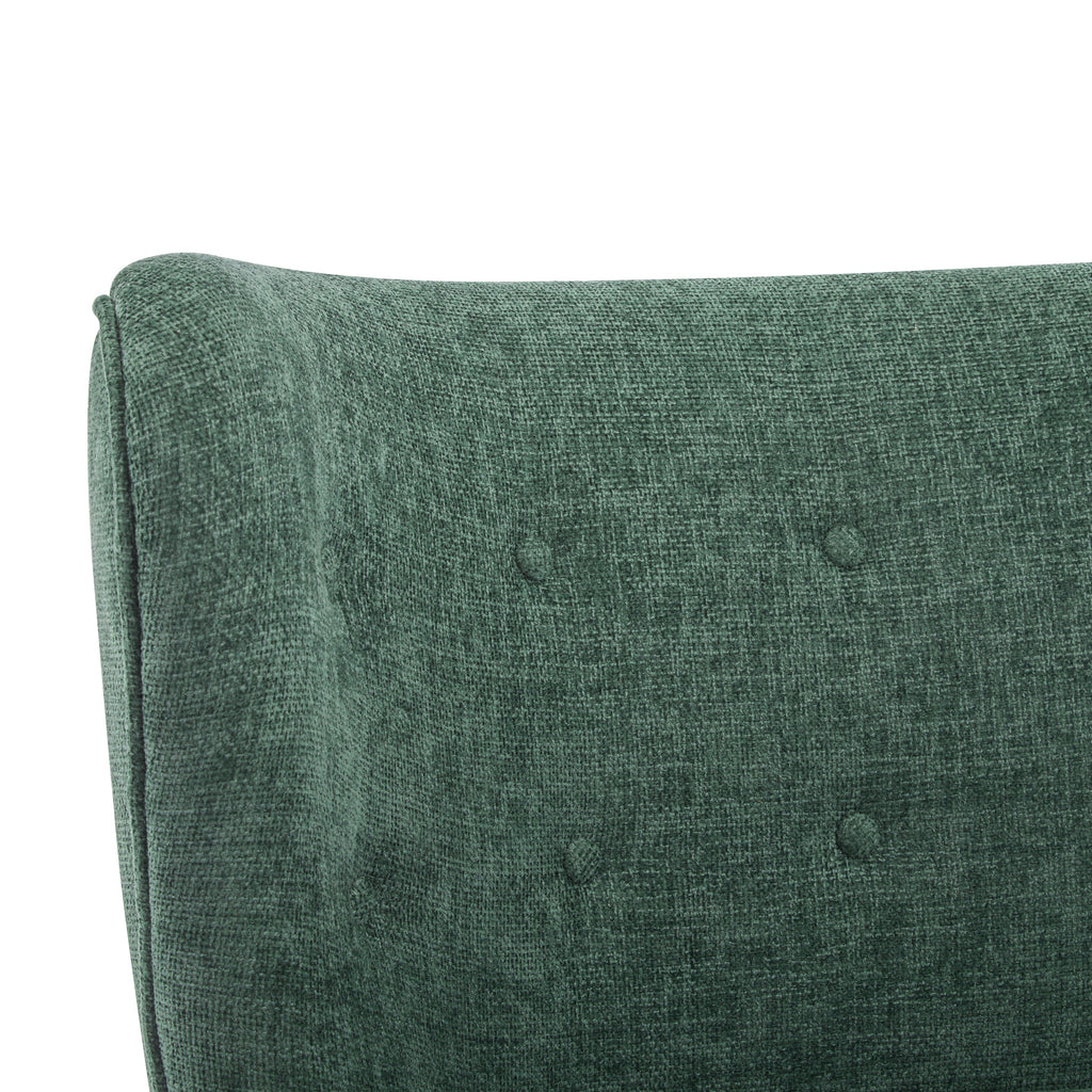 Bella Upholstered Wingback Armless Accent Chair