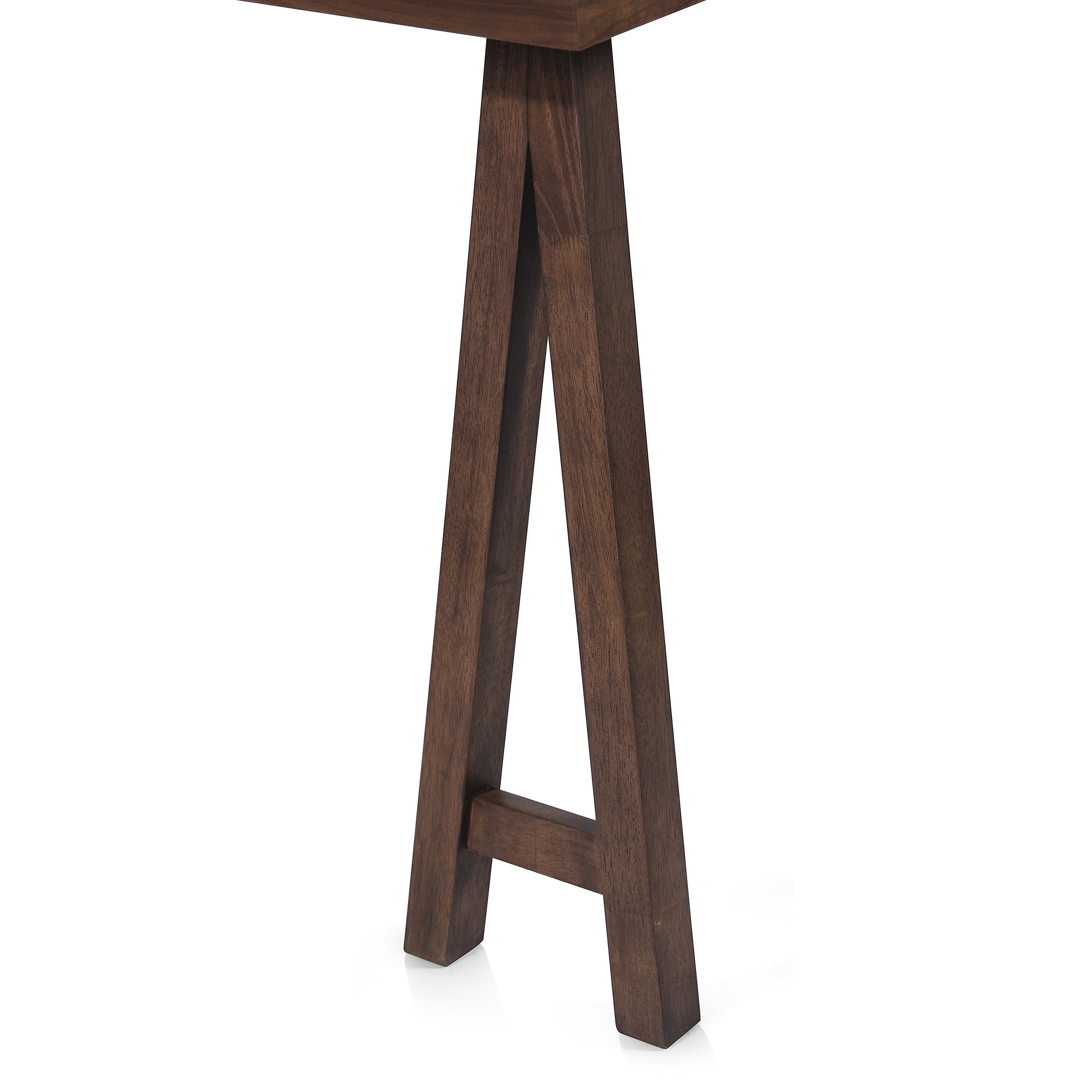 Solid Wood Sawhorse Dining Table