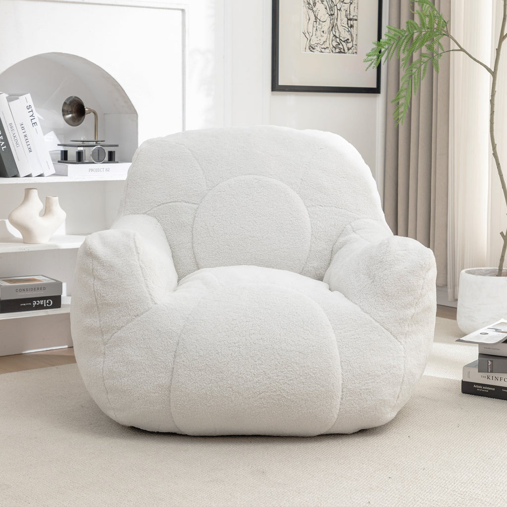 Tufted Memory Foam Bean Bag Chair