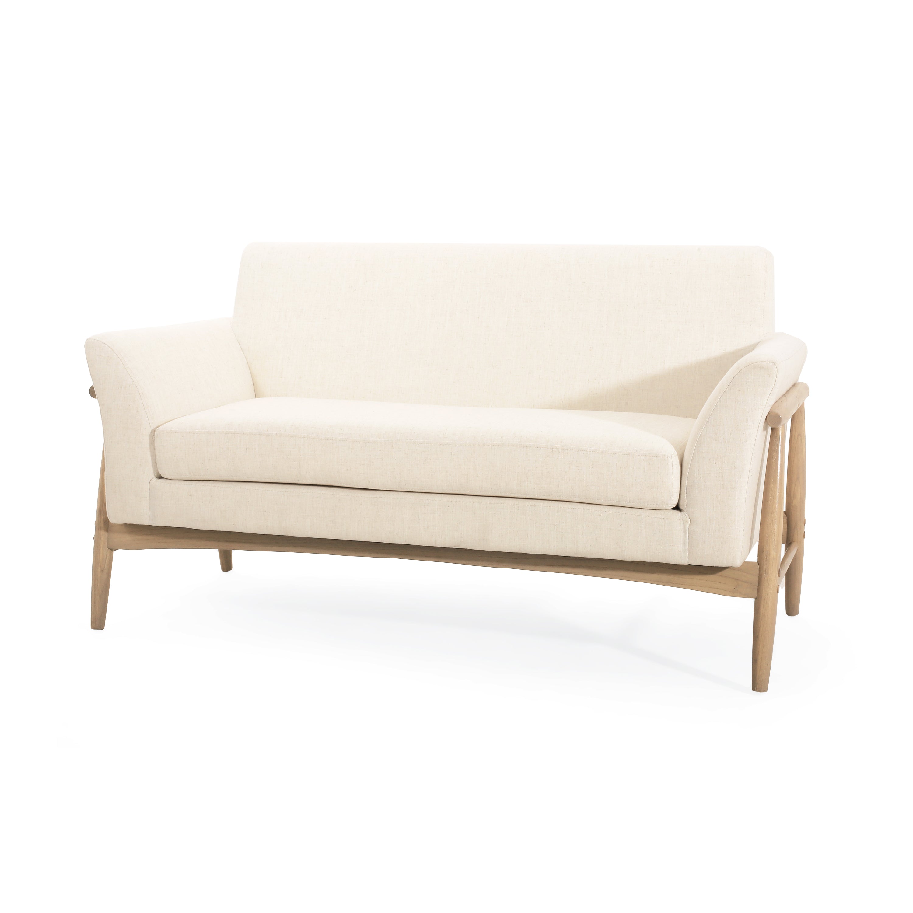 Haverhill Boucle Flared Arms Loveseat