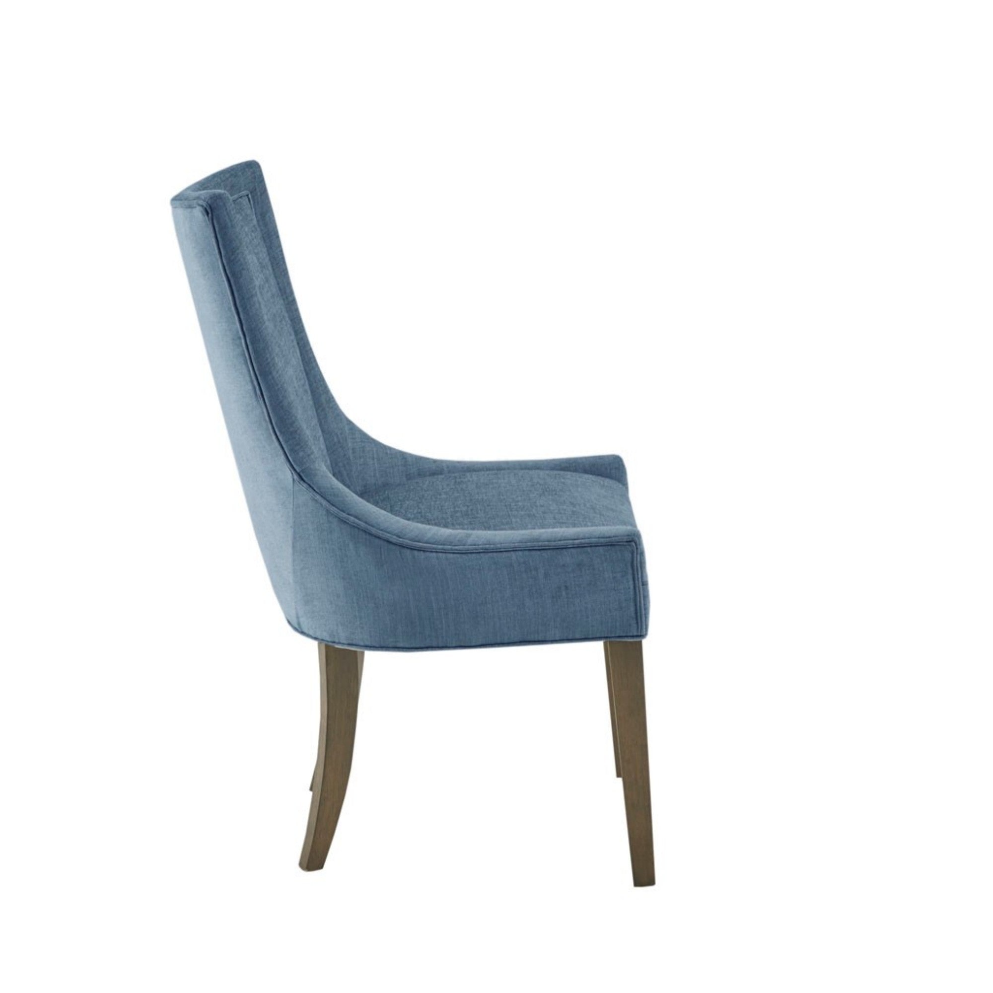 Flared High Back Upholstered Dining Chair, Set of 2