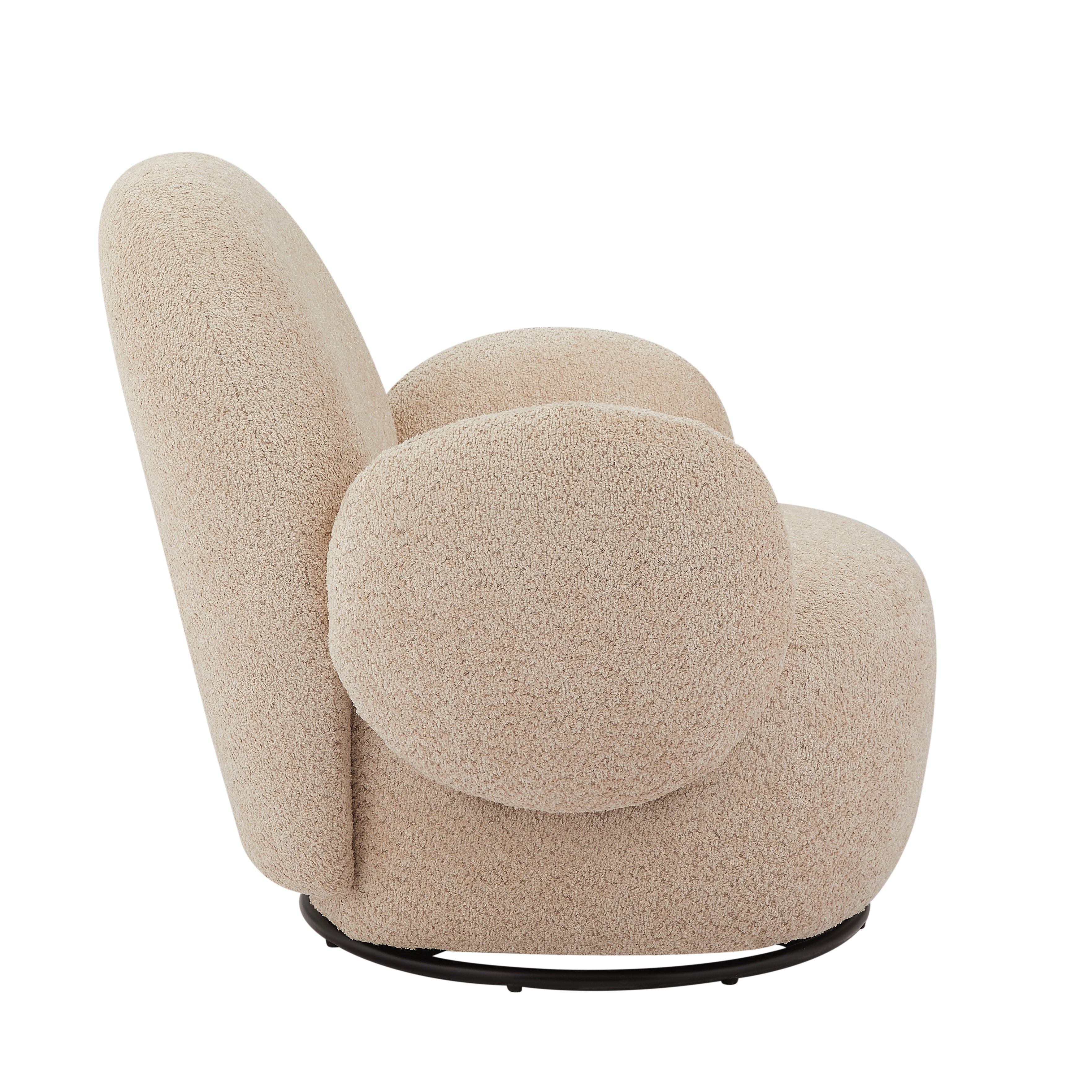 Modern Swivel Upholstered Accent Chair