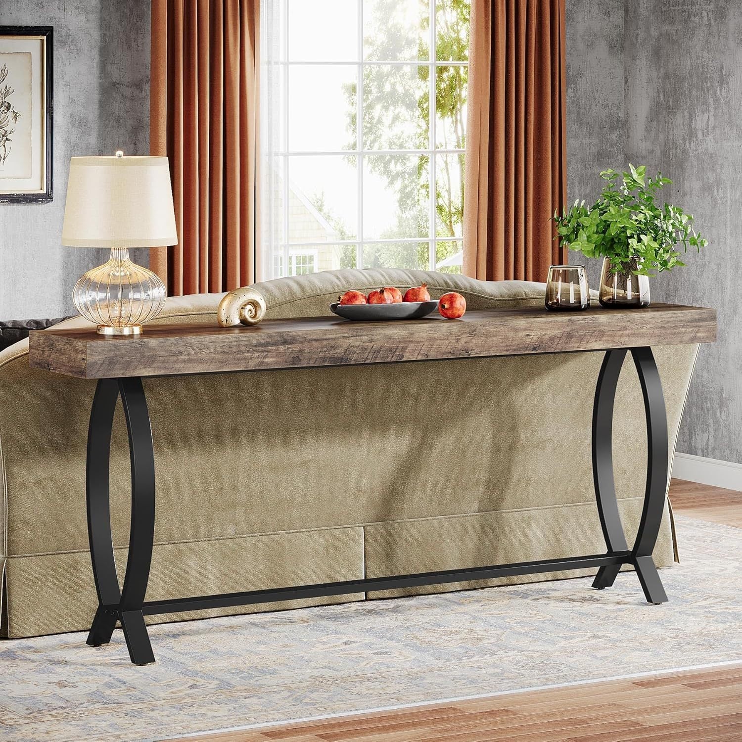 Norwick Console Table with Fish Tail Legs