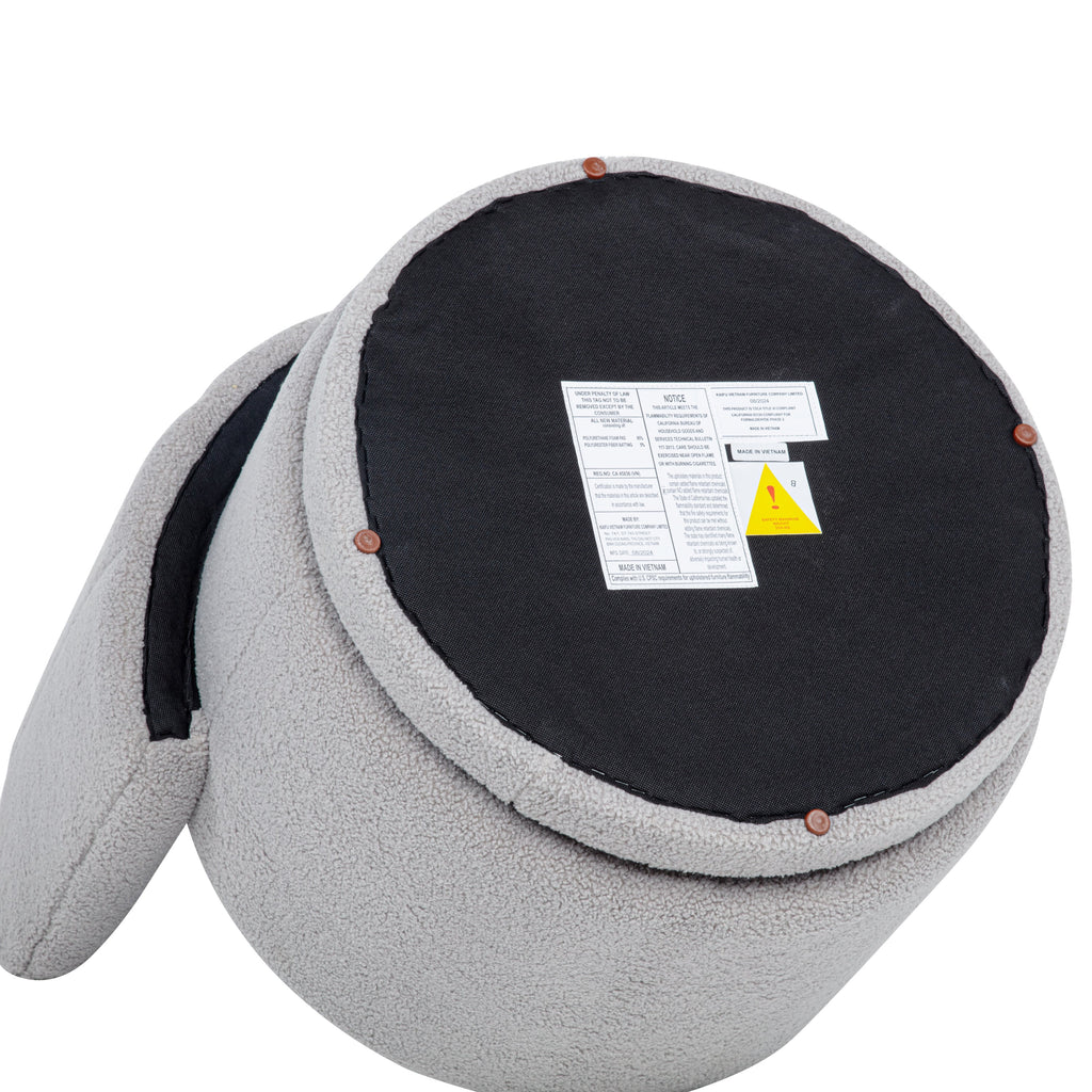 360 Degree Swivel Back Sofa Chair With Storage Space