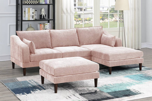 Canapé modulaire Loran Cloud 4 pièces - Blush