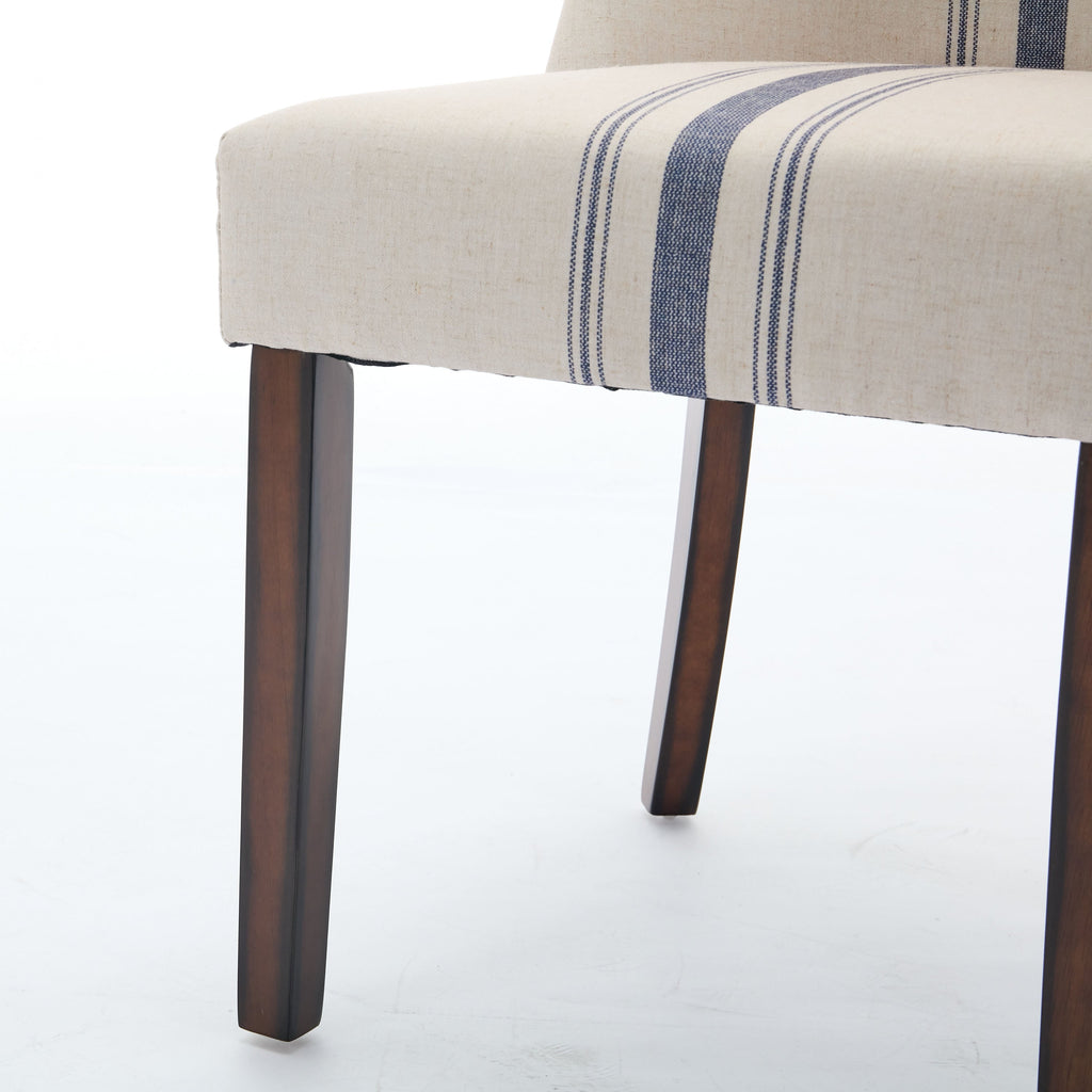 Hearthwick Striped Upholstered Dining Chair, Set of 2