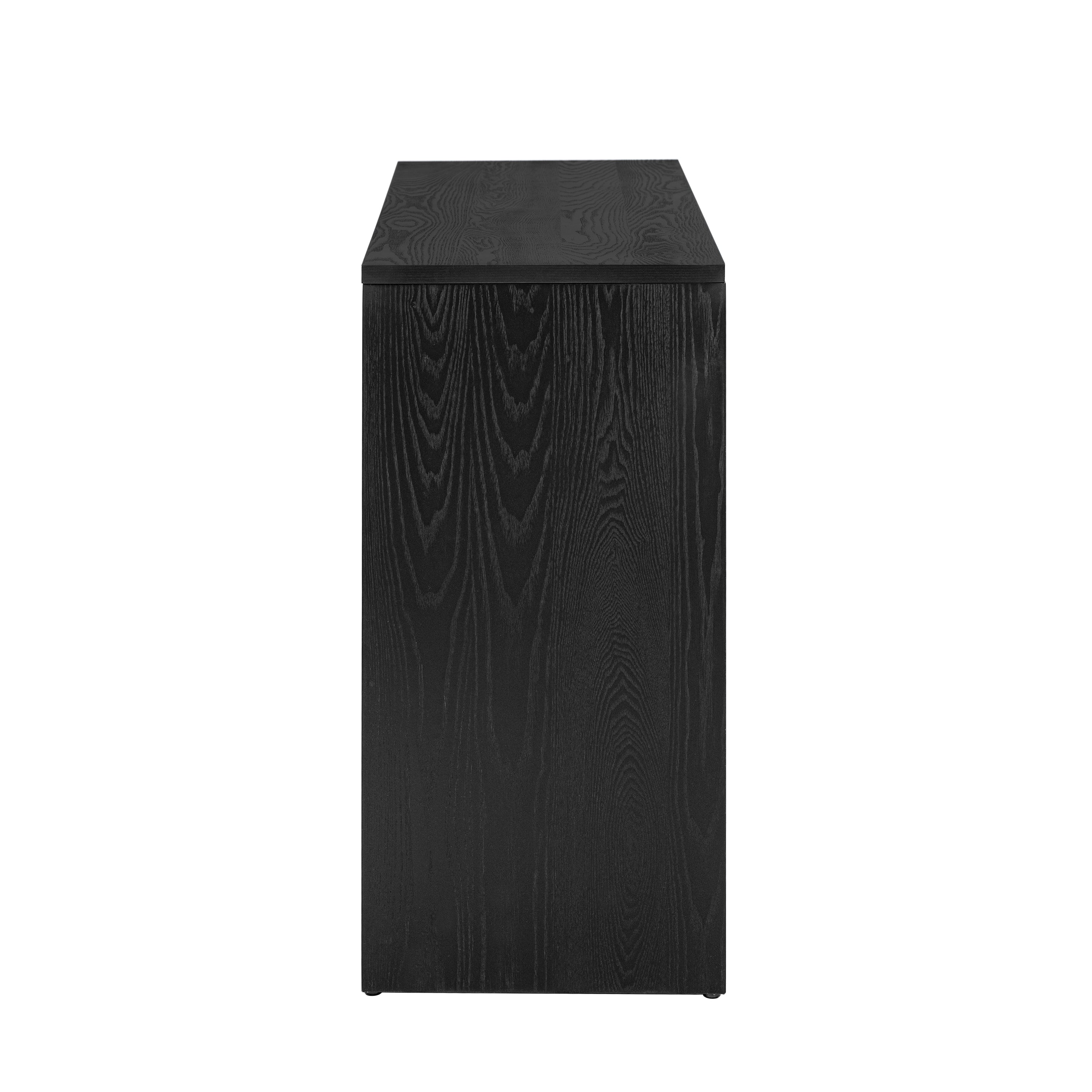 Minimalist Rustic Rectangular Waterfall Console Table